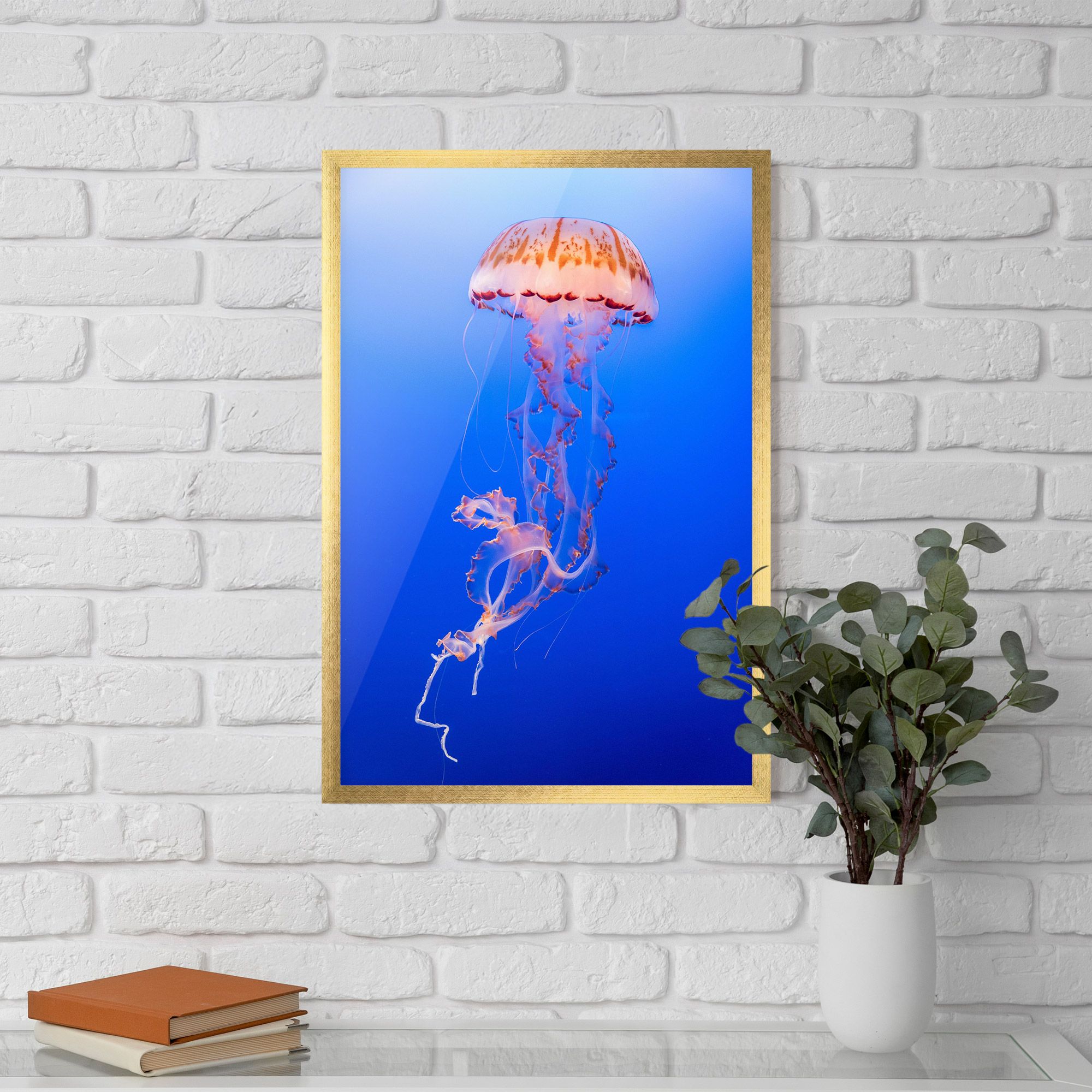Pretty White Jellyfish mockup 5