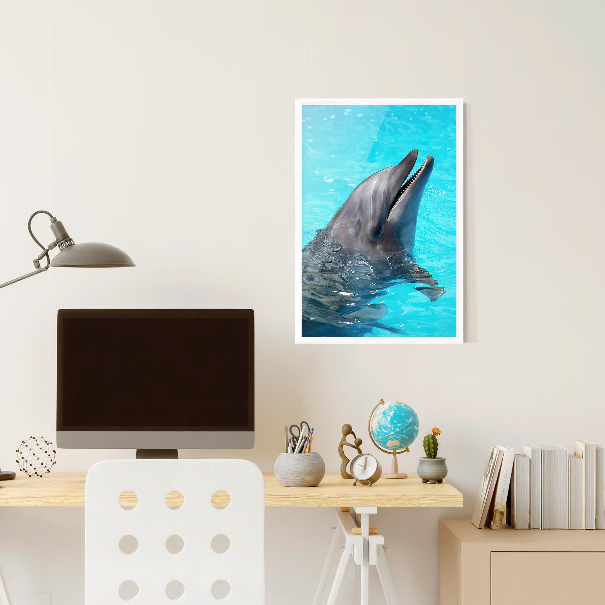 Plakat w Ramie Trained Dolphin mockup 6