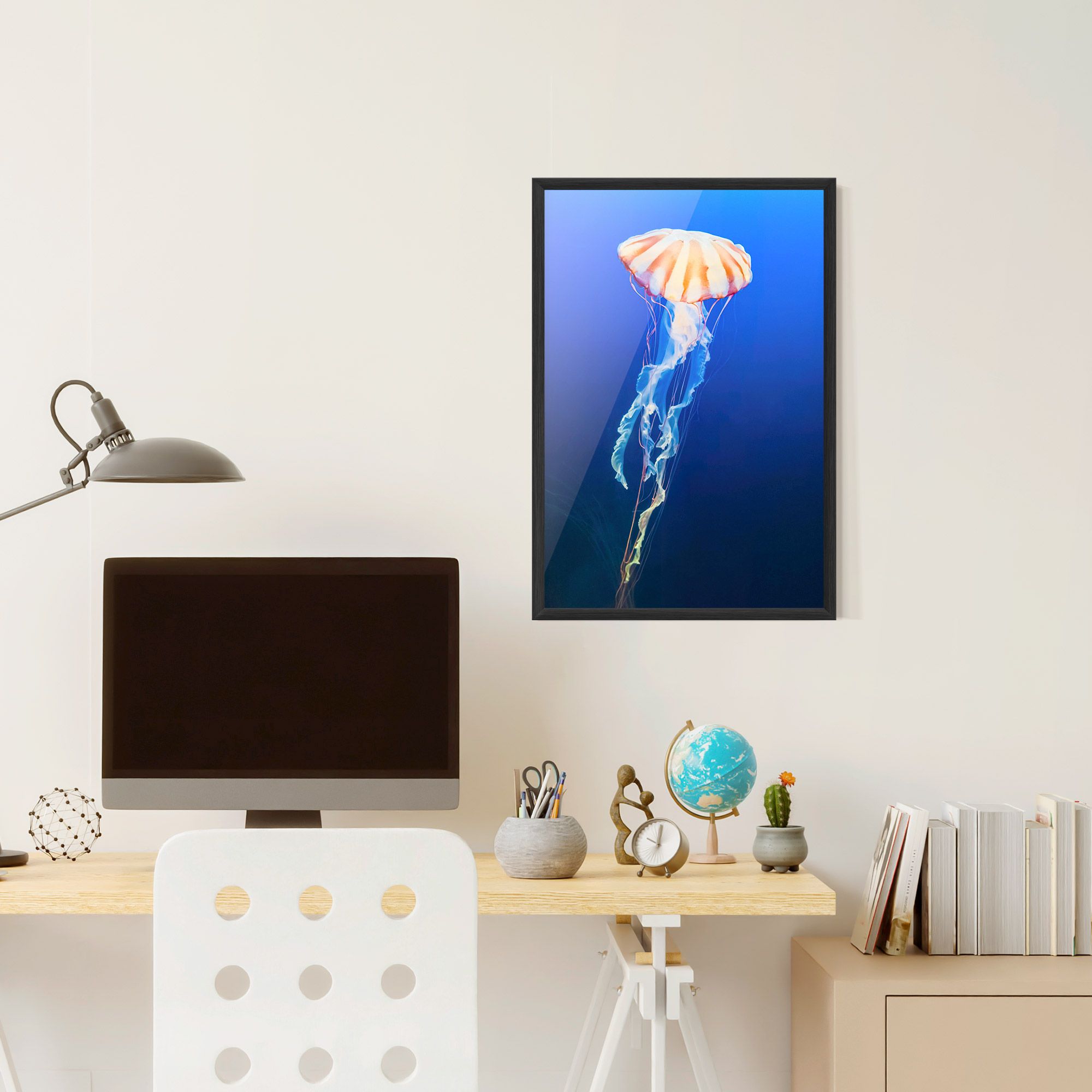 Cream Jellyfish mockup 6