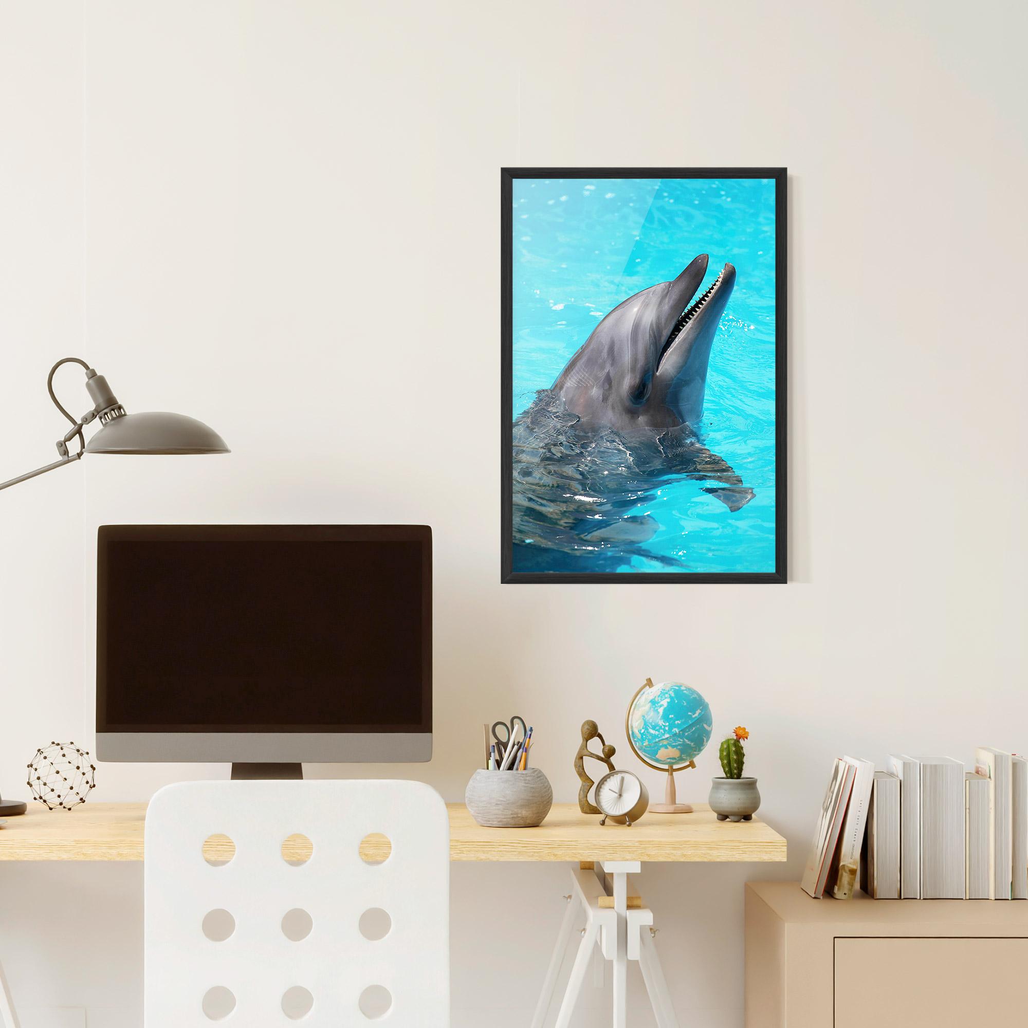 Plakat w Ramie Trained Dolphin mockup 6