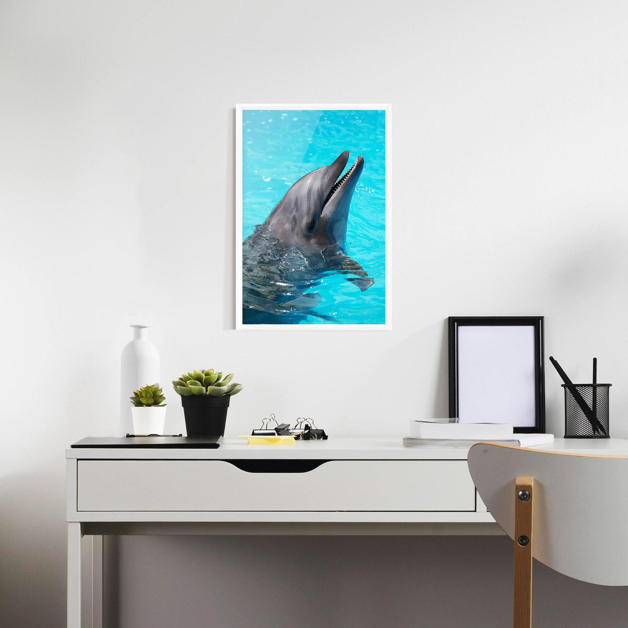 Plakat w Ramie Trained Dolphin mockup 7