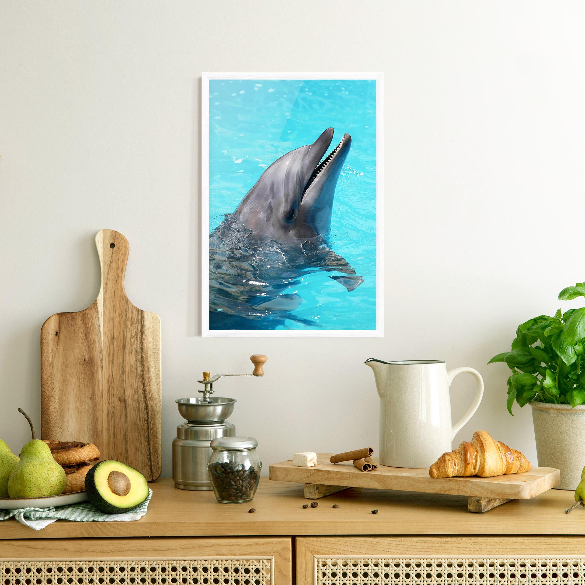 Plakat w Ramie Trained Dolphin mockup 8