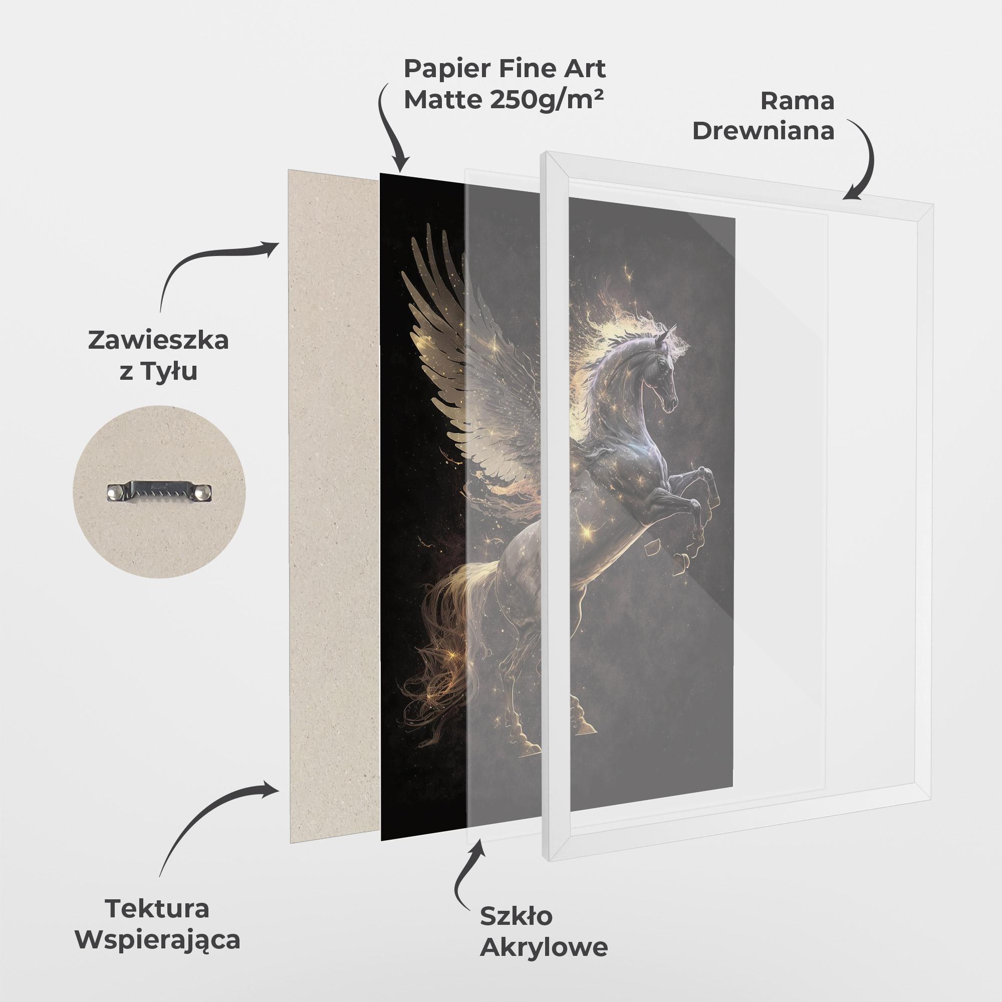 Plakat w Ramie Galaxy Pegasus mockup 1