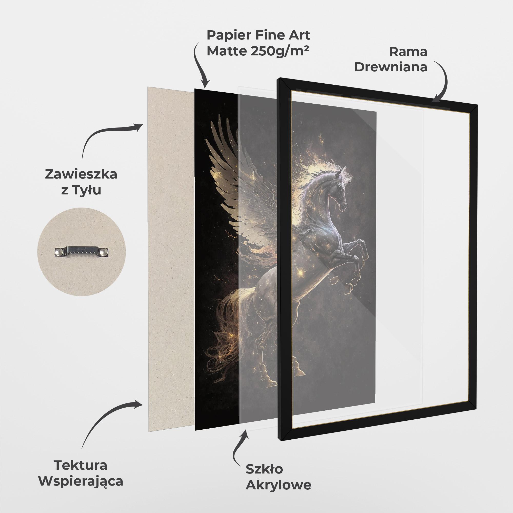 Plakat w Ramie Galaxy Pegasus mockup 1