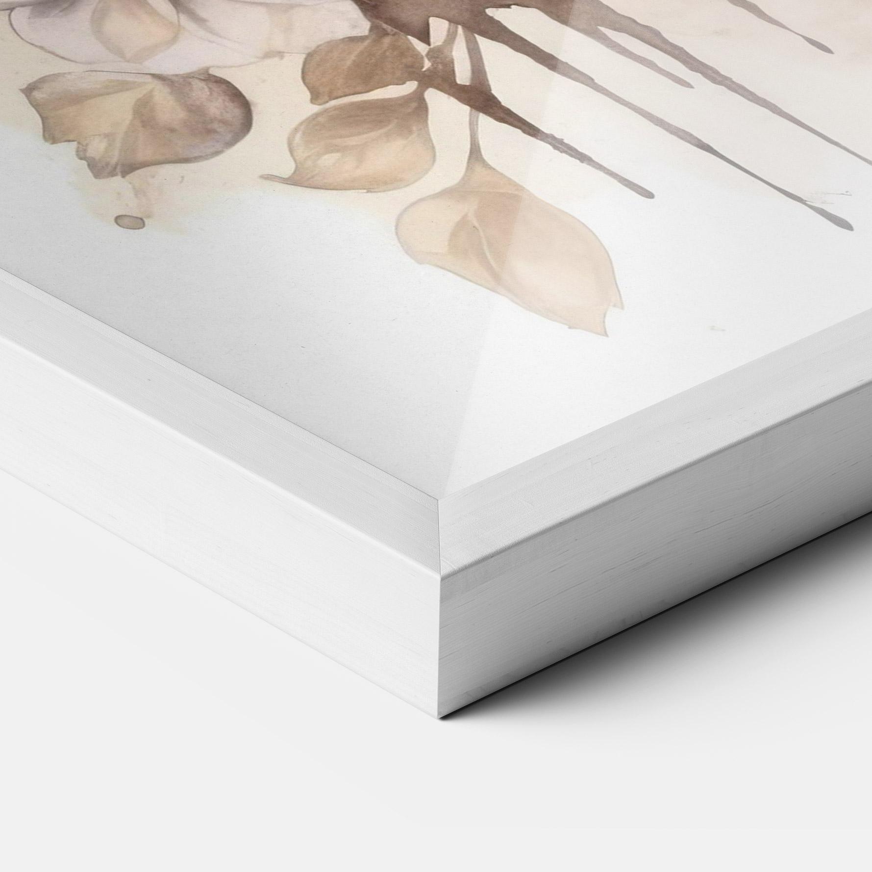 Plakat w Ramie Flower Brown Horse mockup 3