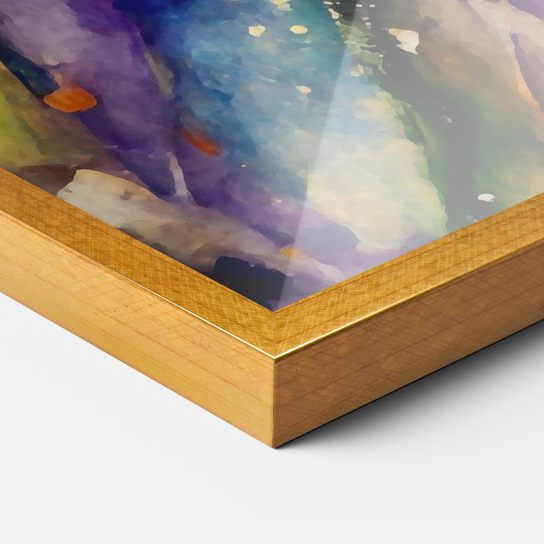 Plakat w Ramie Colorful Horse mockup 3