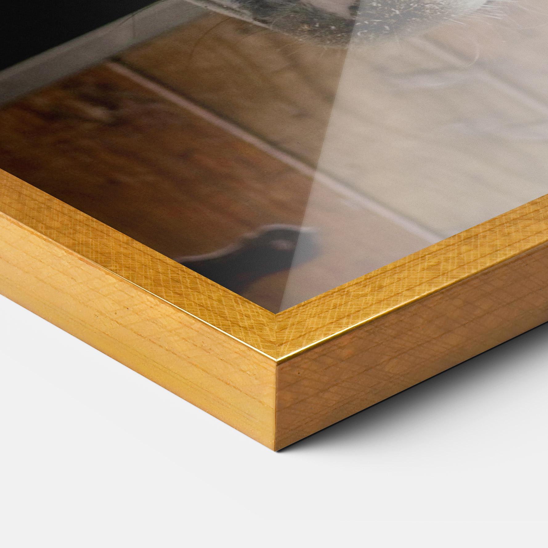 Plakat w Ramie Grey Horse Head mockup 3