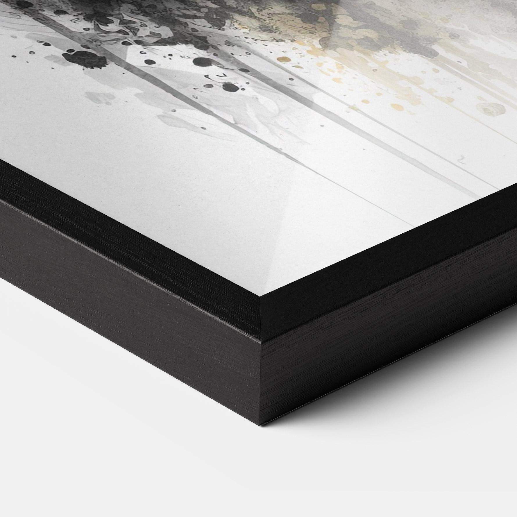 Plakat w Ramie Black Horse mockup 3