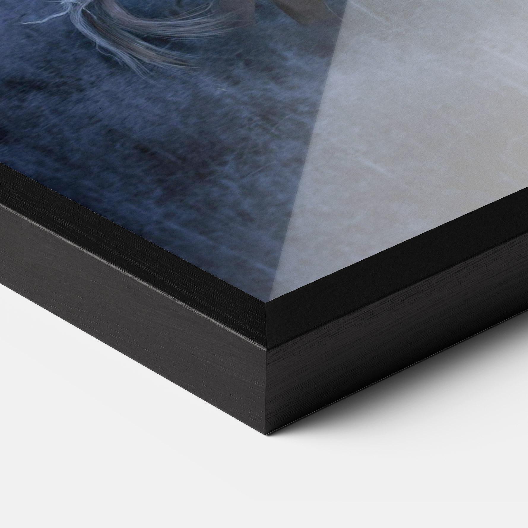 Plakat w Ramie Blue Moon Unicorn mockup 3