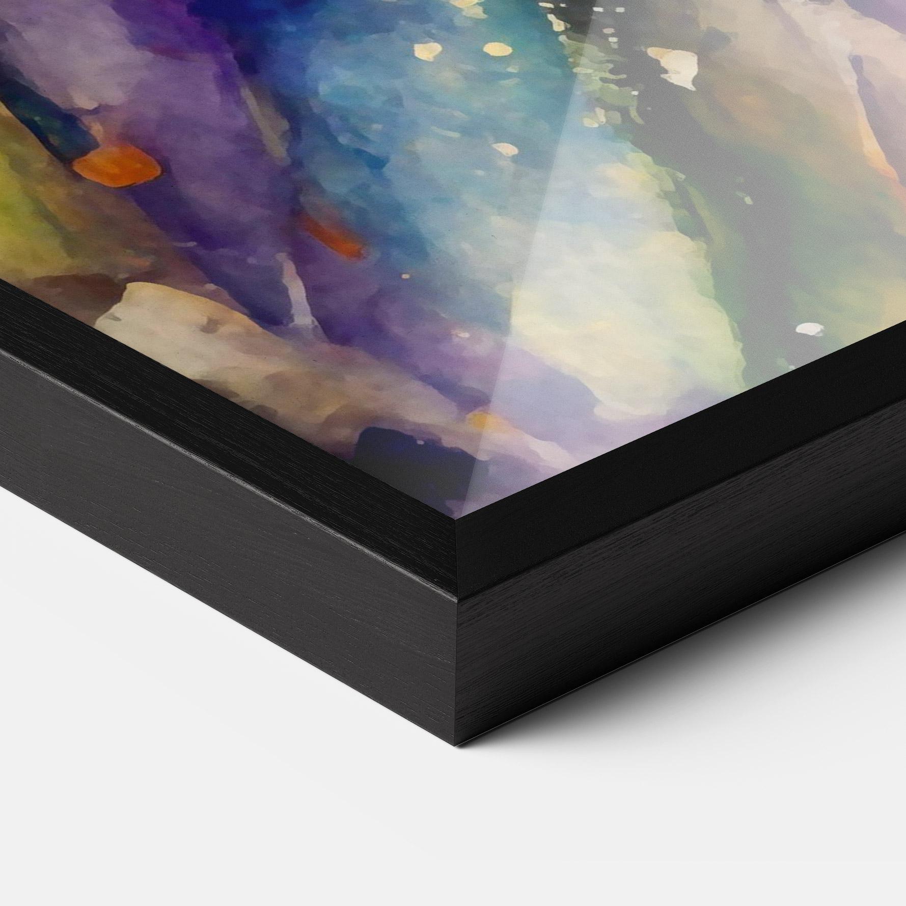 Plakat w Ramie Colorful Horse mockup 3