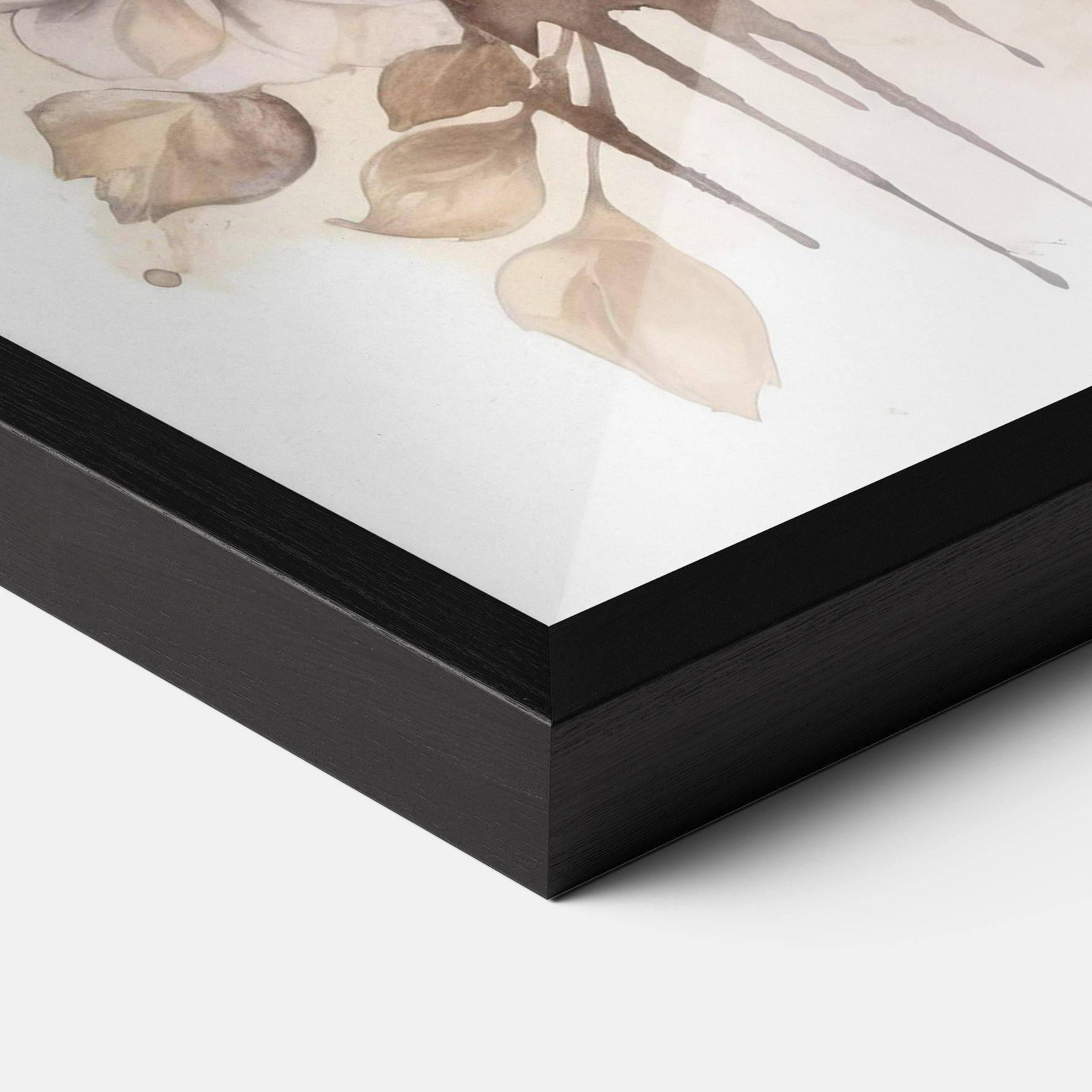 Plakat w Ramie Flower Brown Horse mockup 3