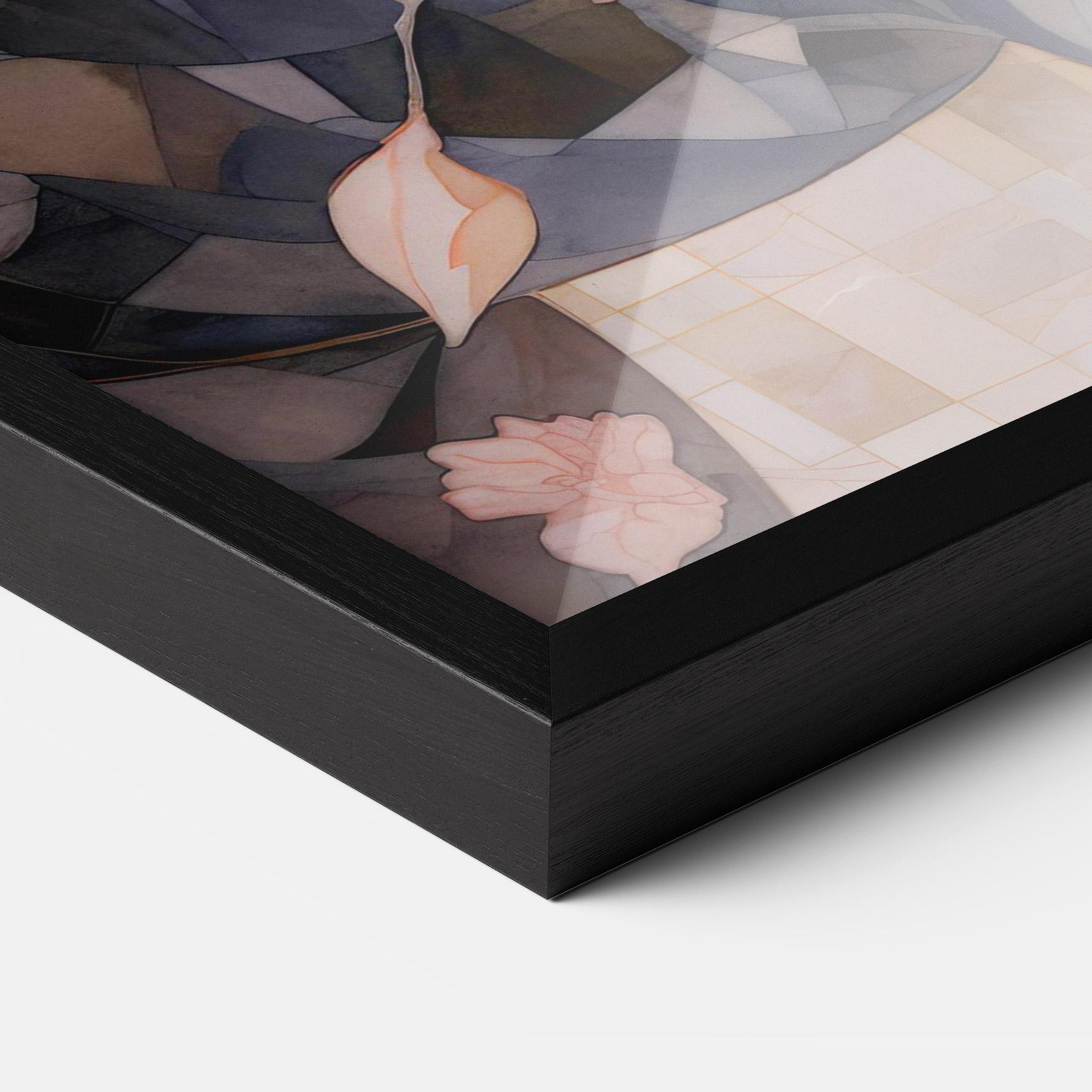 Plakat w Ramie Mosaic Painting Horse mockup 3