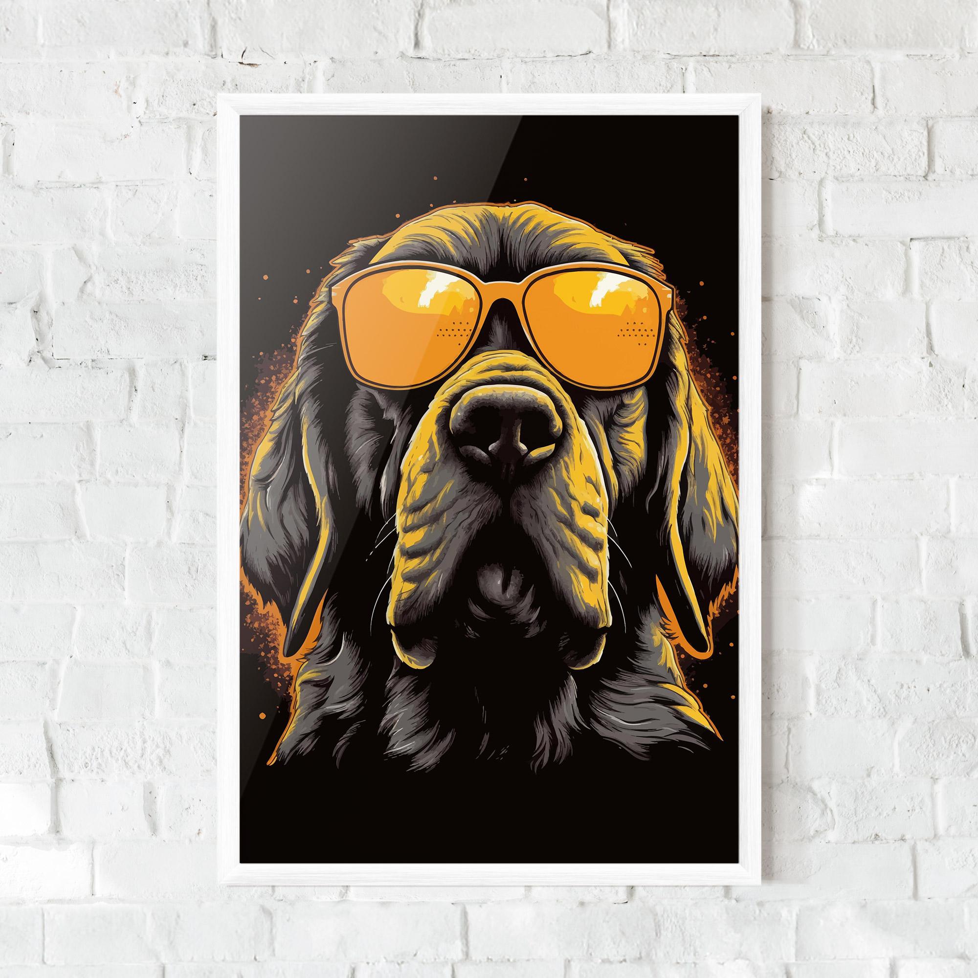 Plakat w Ramie Coolest Dog mockup 0