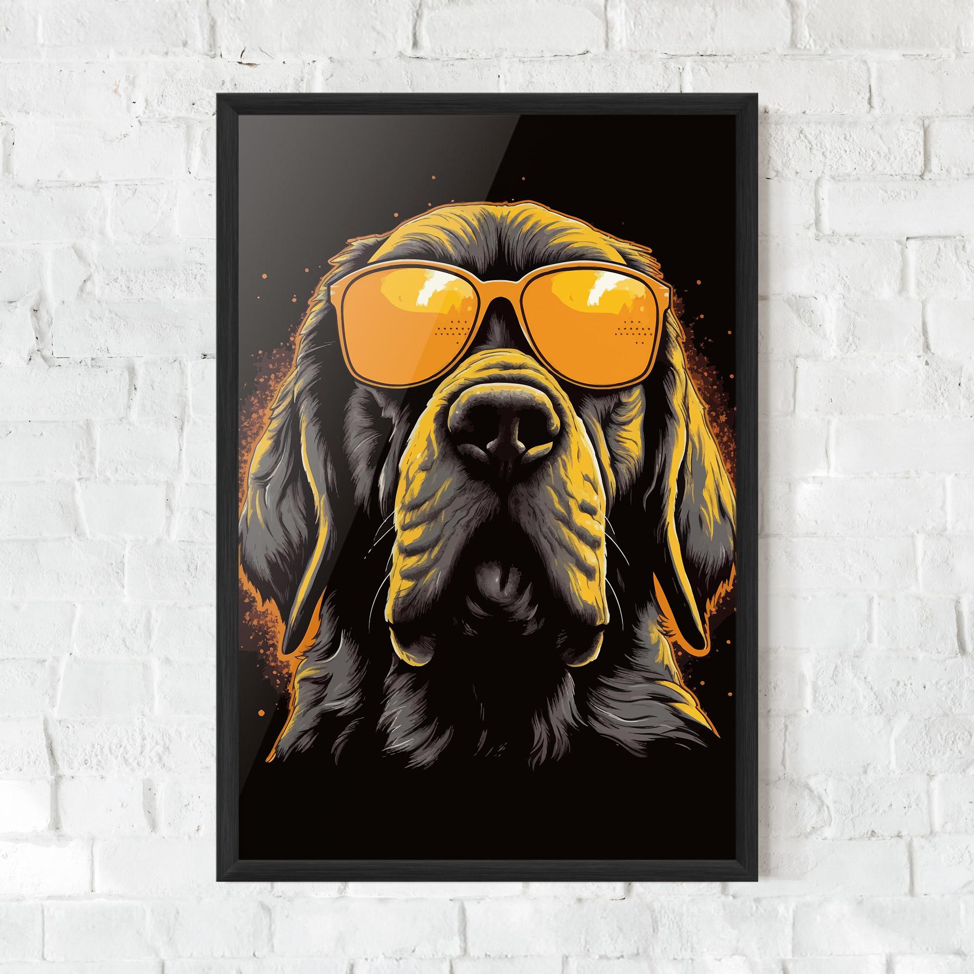 Plakat w Ramie Coolest Dog mockup 0