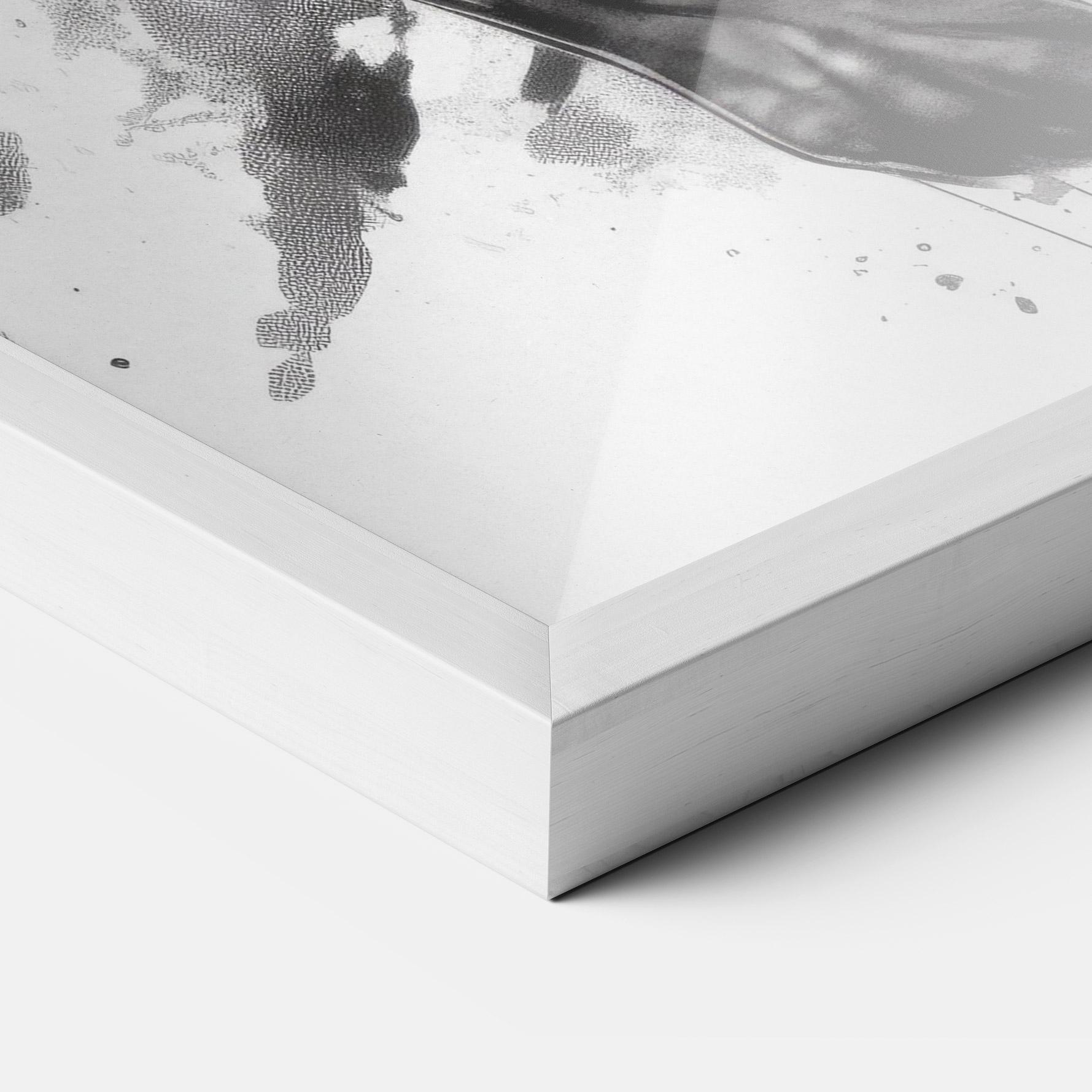 Plakat w Ramie Angry Dog Jump mockup 3