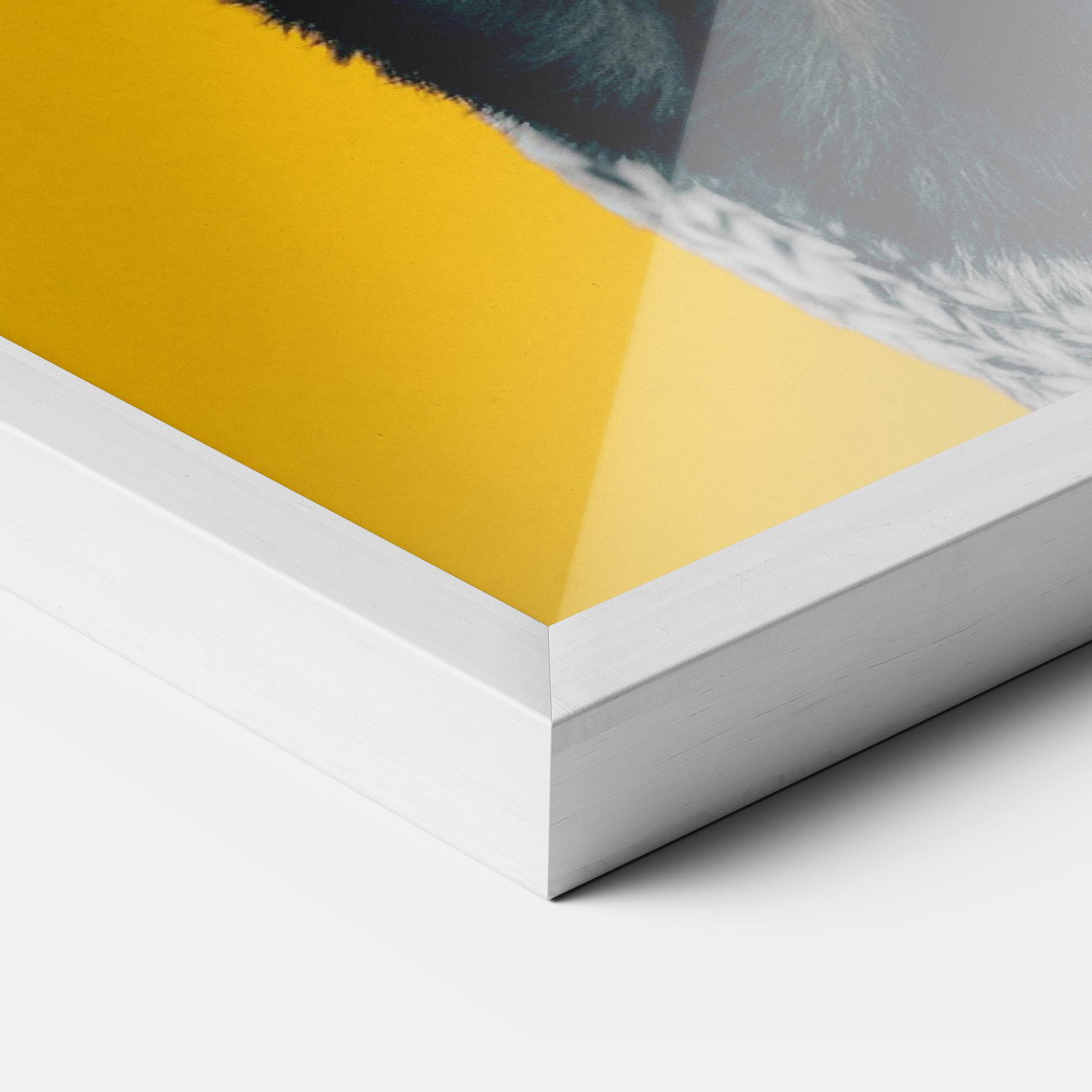 Plakat w Ramie Black Pug mockup 3