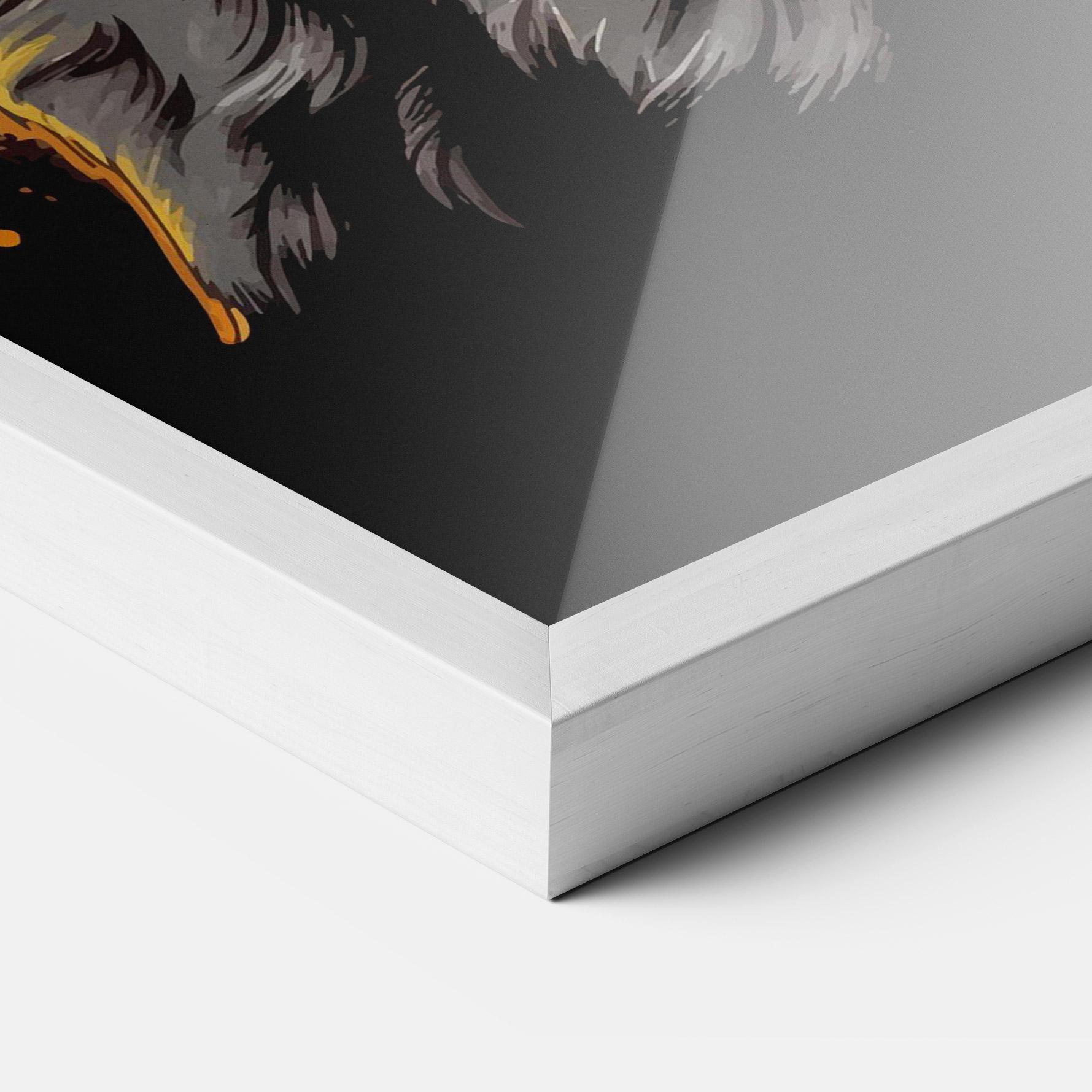 Plakat w Ramie Coolest Dog mockup 3