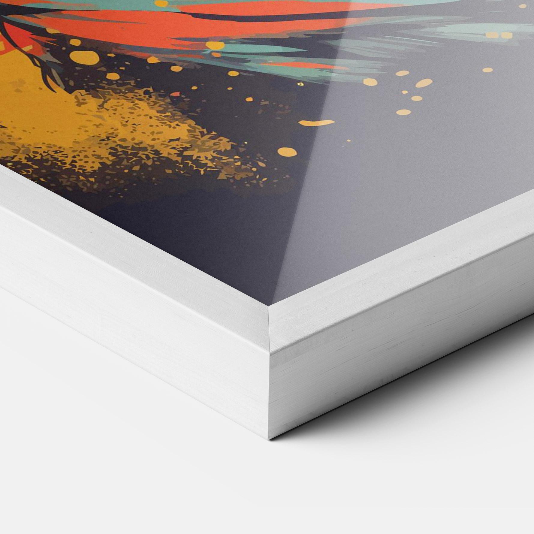 Plakat w Ramie Sunglasses Dog mockup 3