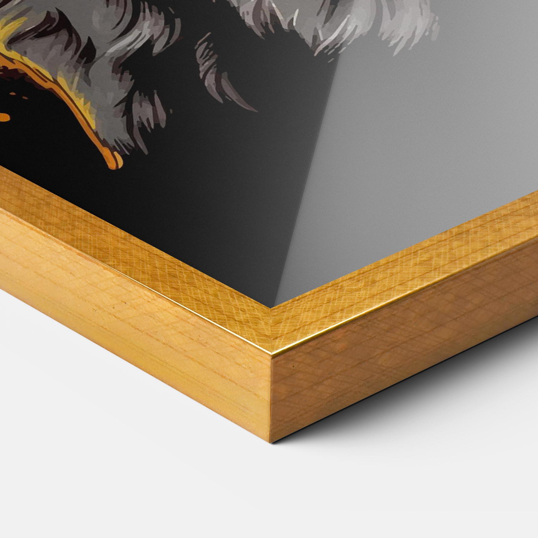 Plakat w Ramie Coolest Dog mockup 3