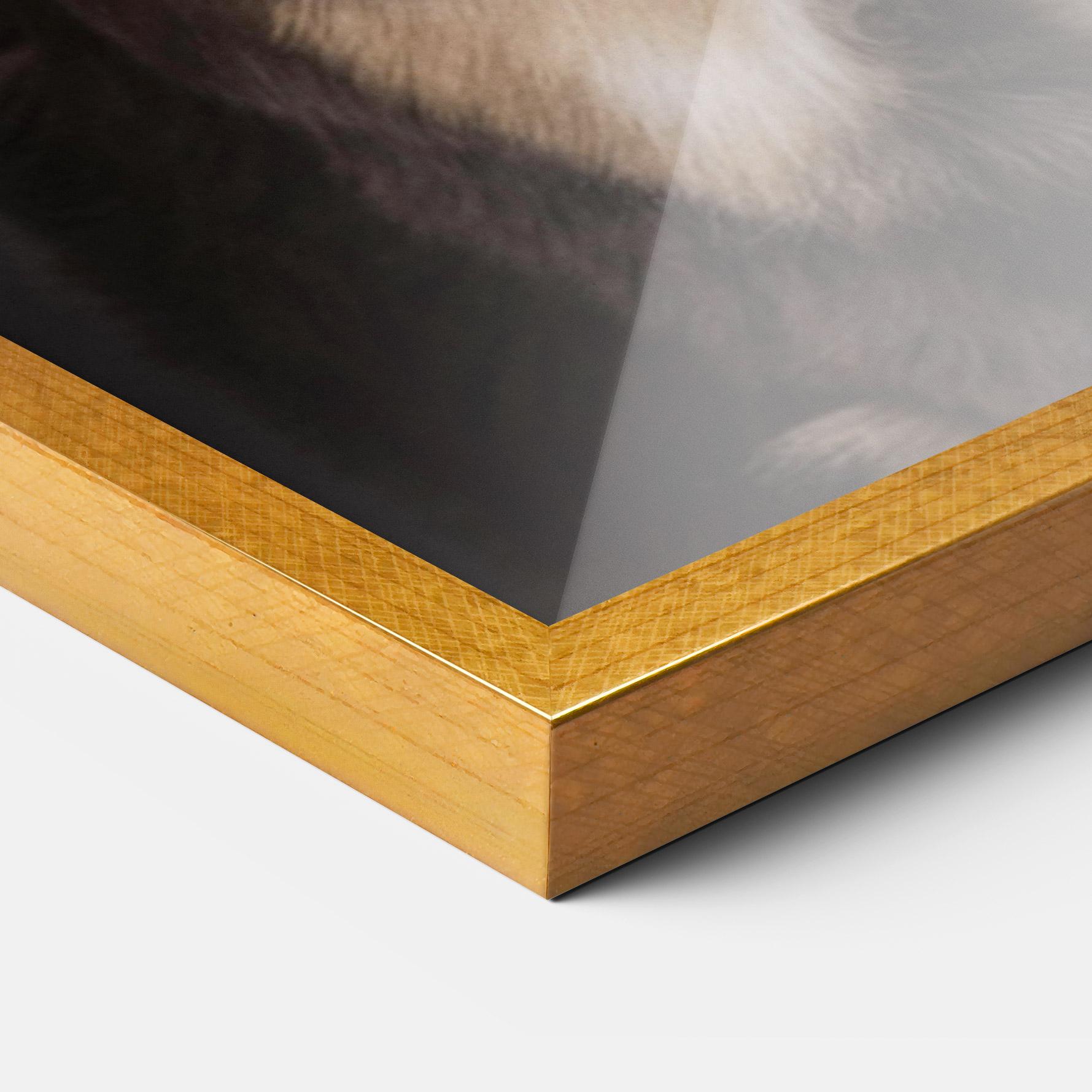 Plakat w Ramie Cute Dog Sitting mockup 3