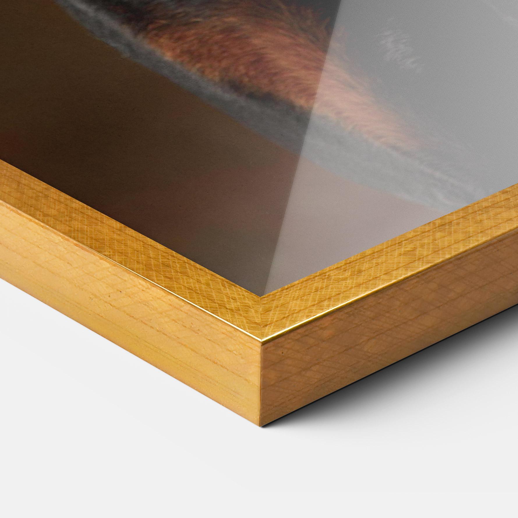 Plakat w Ramie Doberman Looking mockup 3