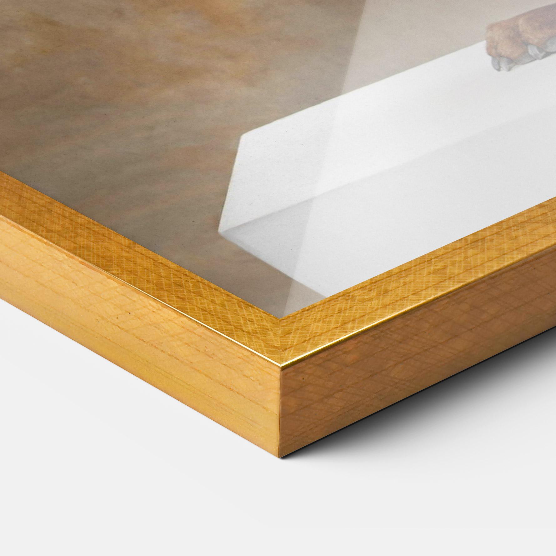 Plakat w Ramie Doberman Standing mockup 3