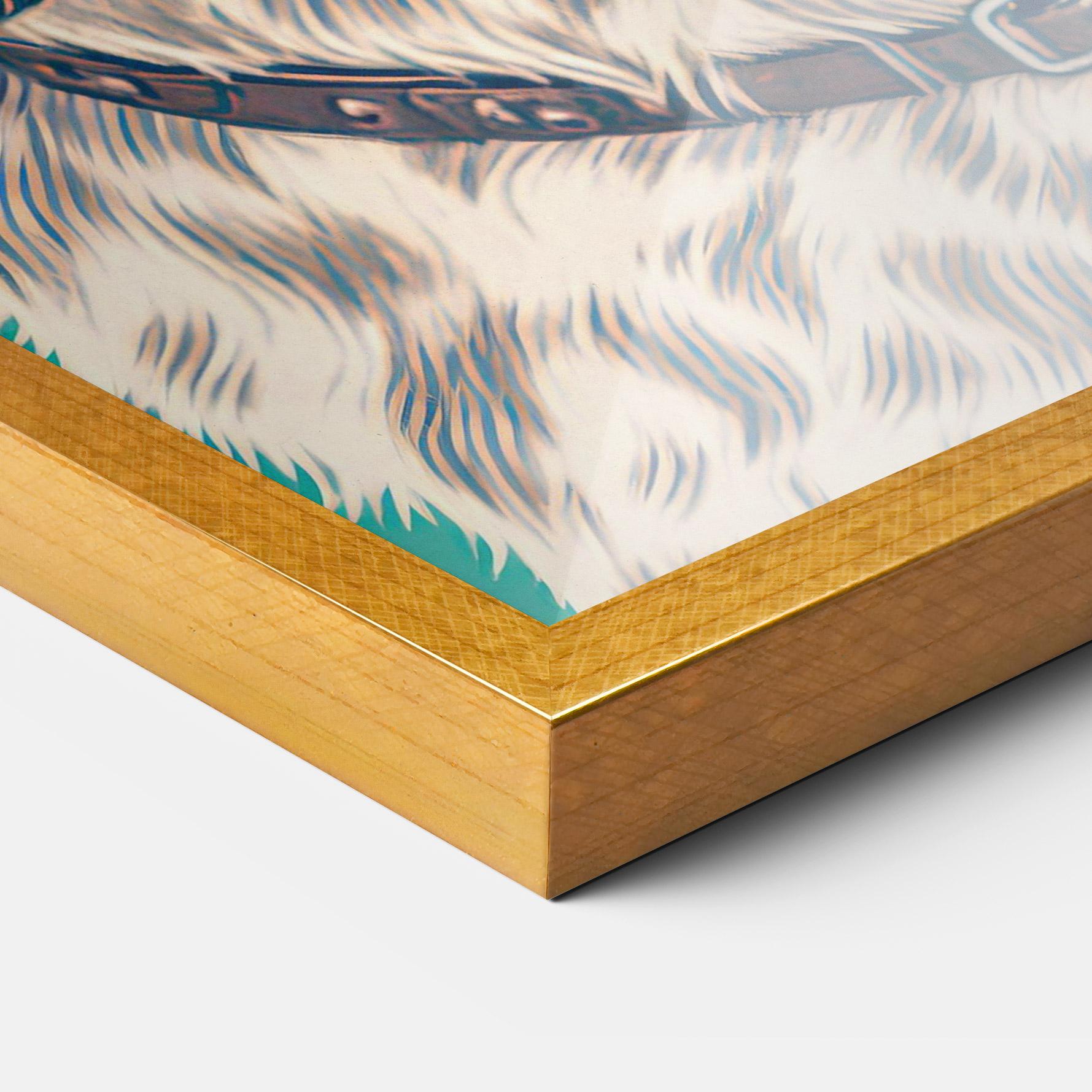 Plakat w Ramie Vintage Dog mockup 3