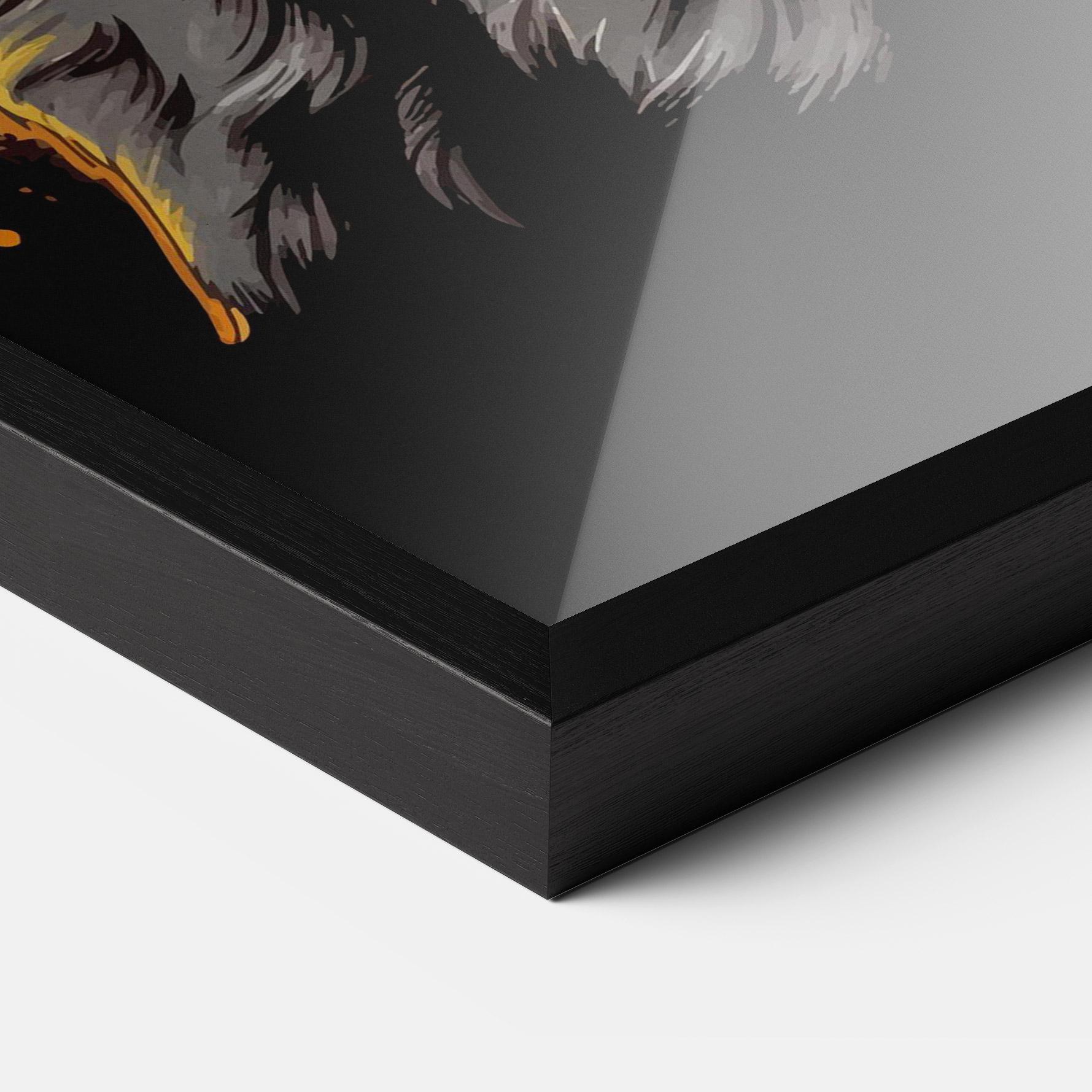 Plakat w Ramie Coolest Dog mockup 3