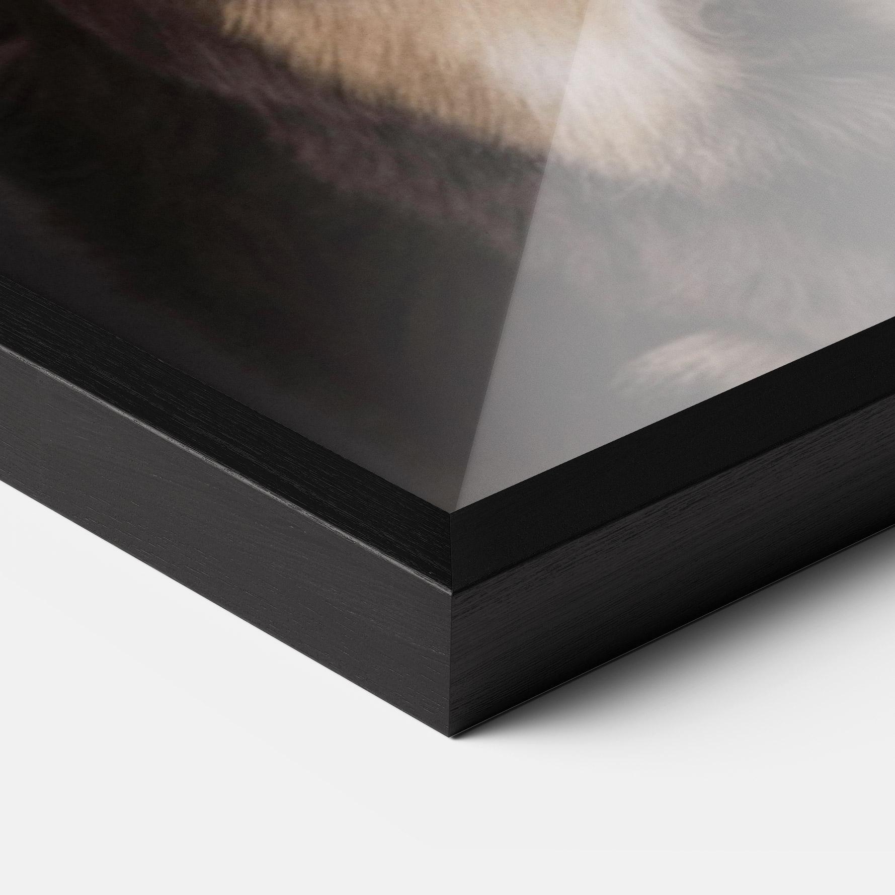 Plakat w Ramie Cute Dog Sitting mockup 3