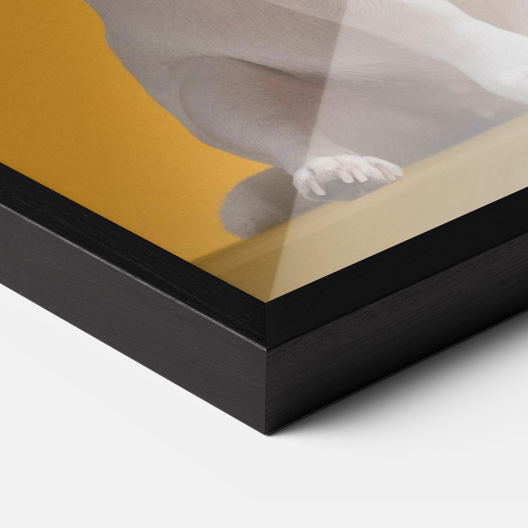 Plakat w Ramie Toothbrush Dog mockup 3