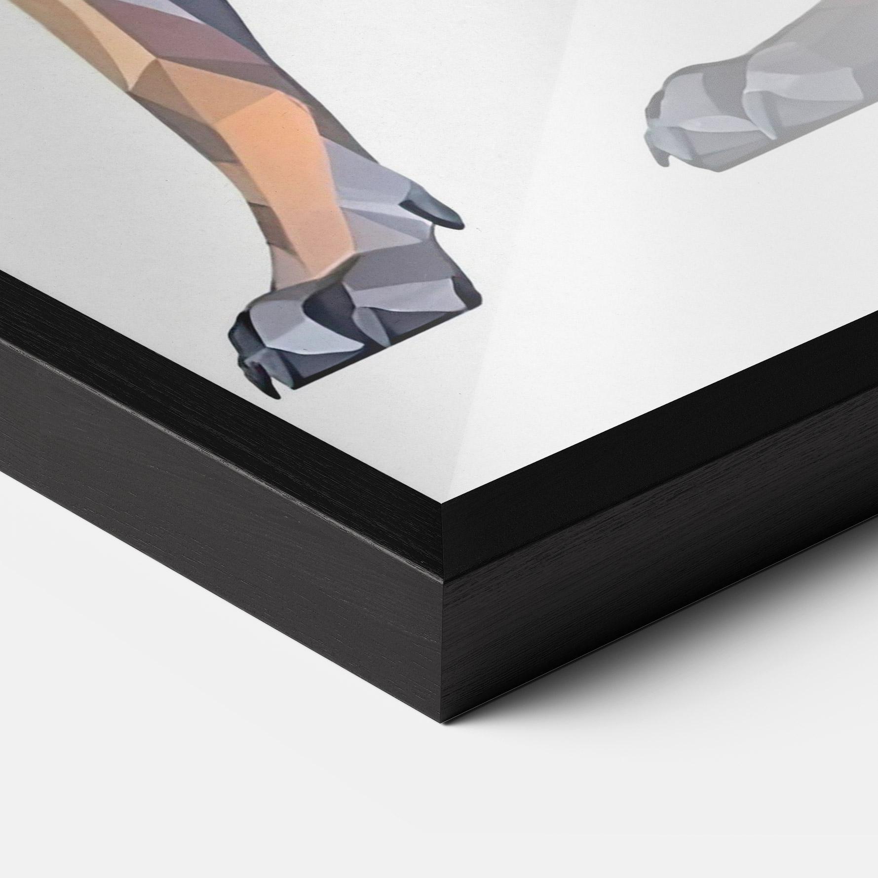 Plakat w Ramie Watercolor Cane Corso mockup 3