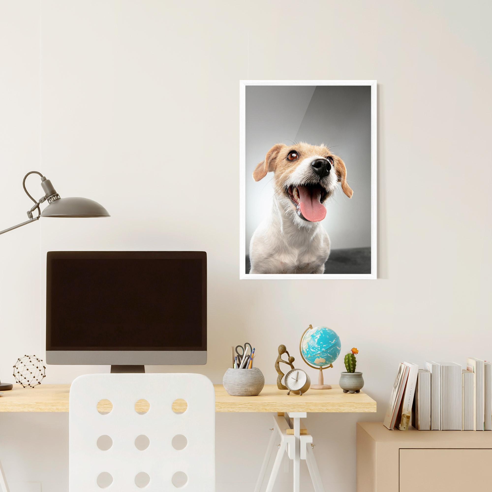 Plakat w Ramie Jack Russell Terrier mockup 6