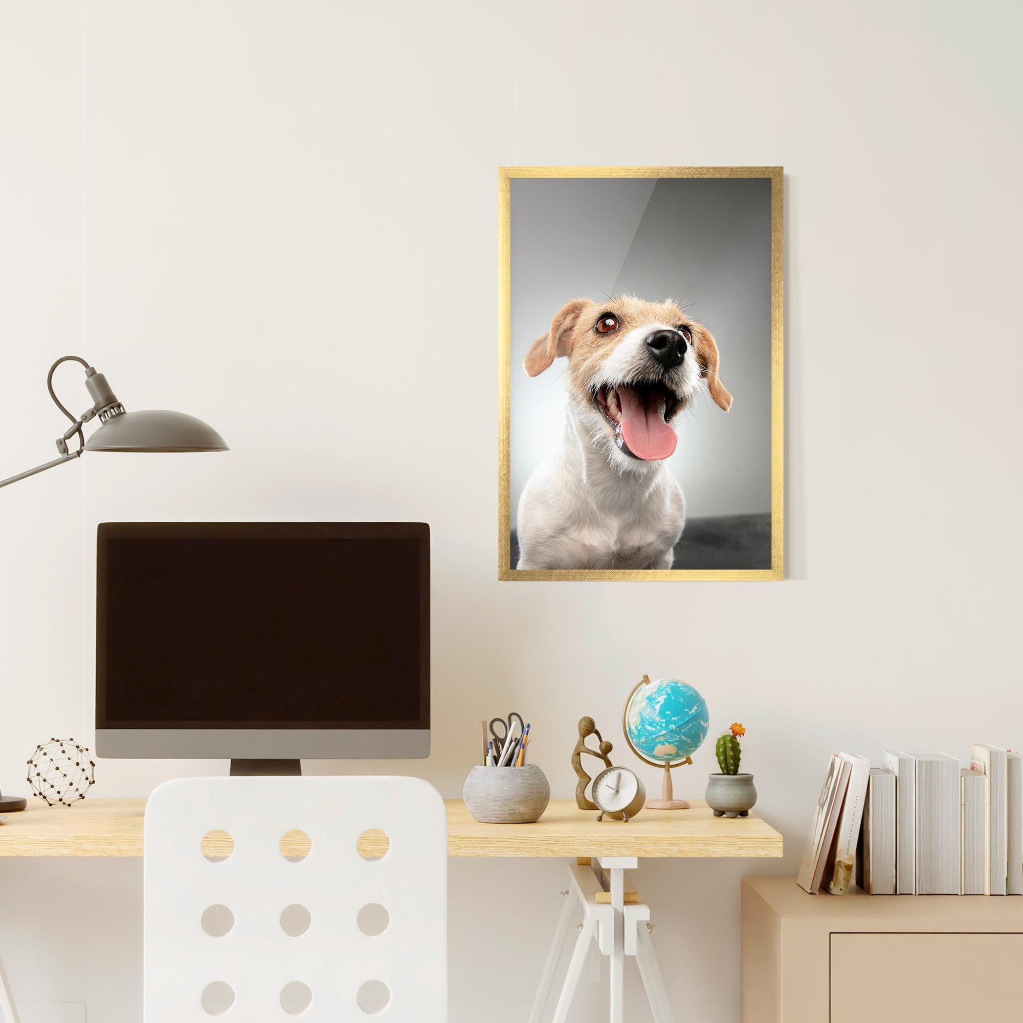 Plakat w Ramie Jack Russell Terrier mockup 6