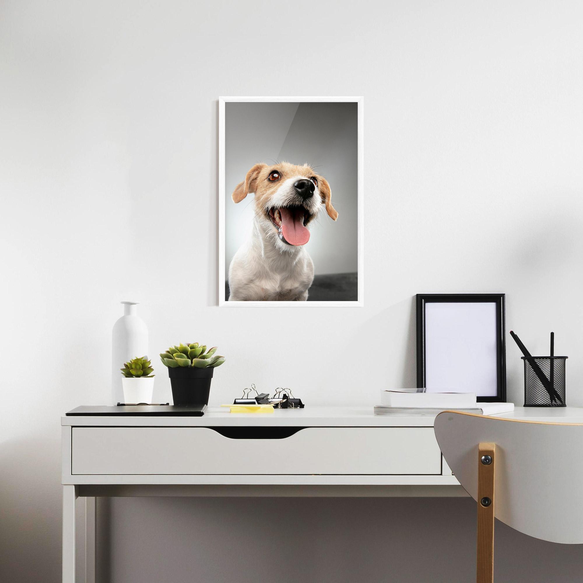 Plakat w Ramie Jack Russell Terrier mockup 7