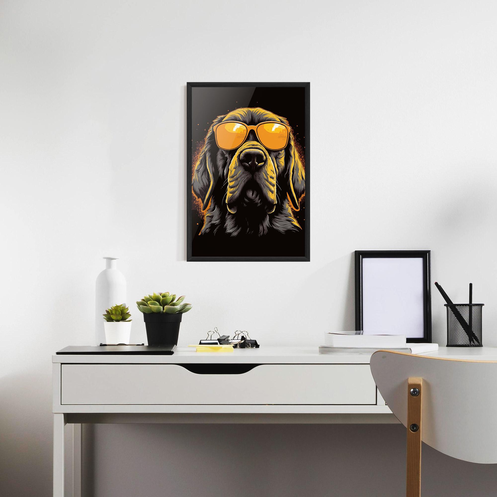 Plakat w Ramie Coolest Dog mockup 7