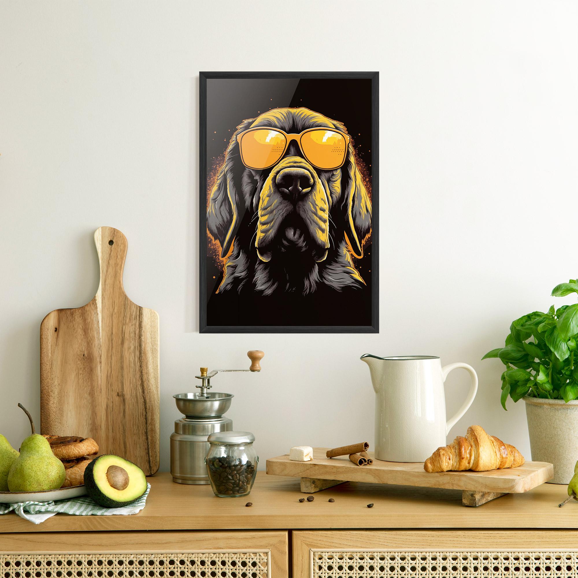 Plakat w Ramie Coolest Dog mockup 8