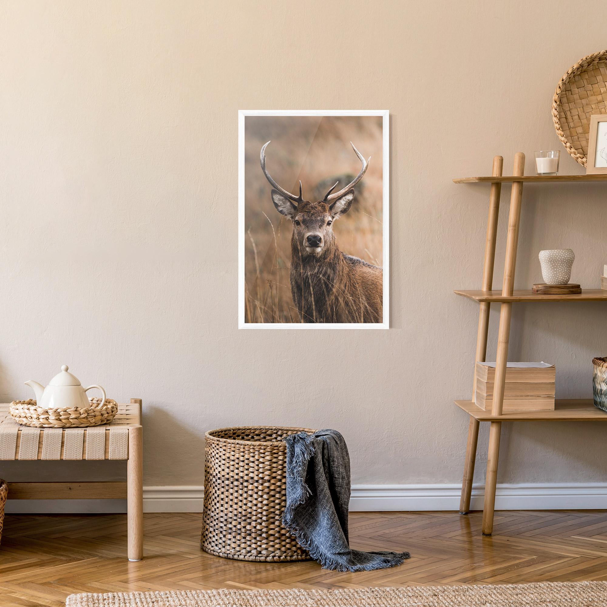 Plakat w Ramie Majestic Deer mockup 9