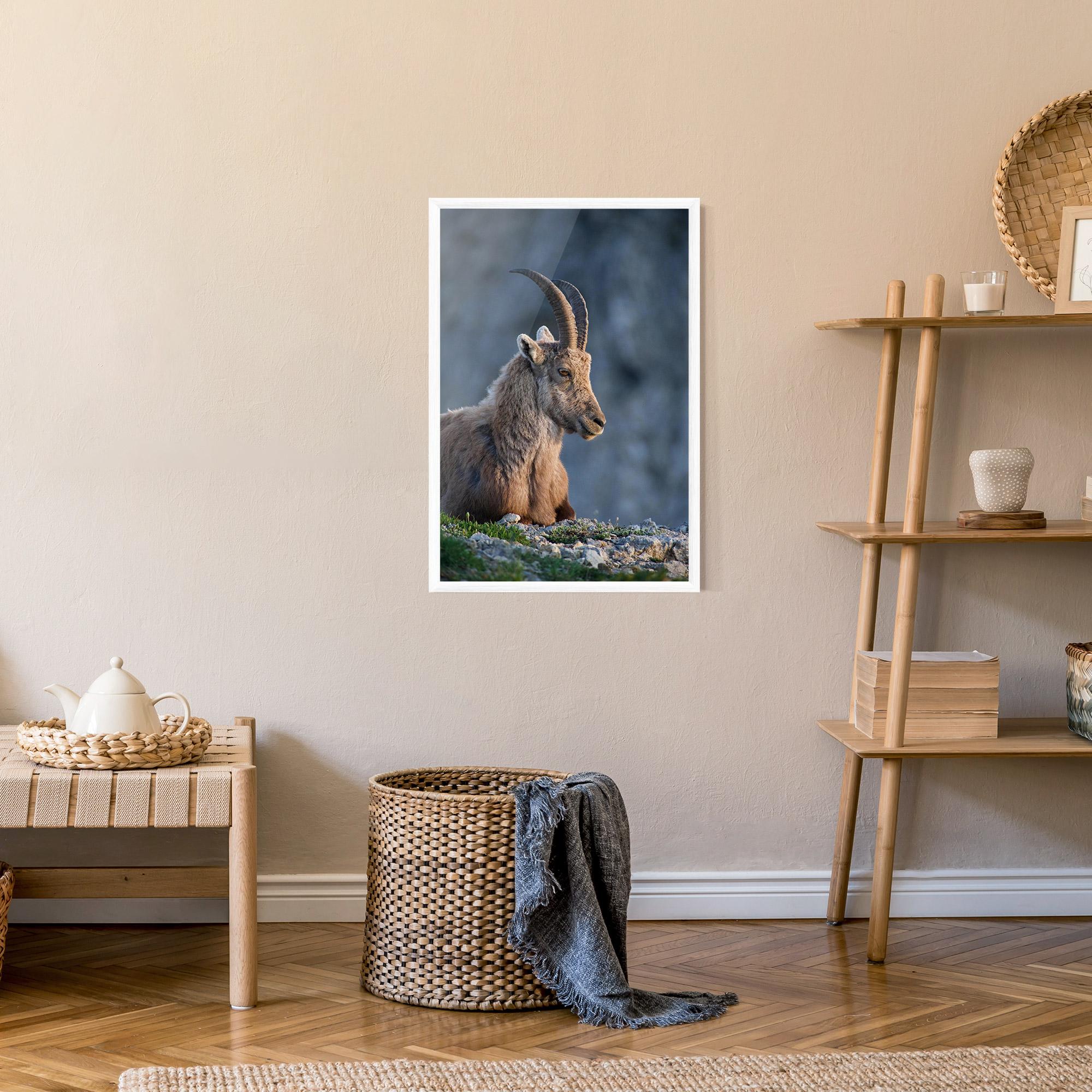 Plakat w Ramie Mountain Goat mockup 9