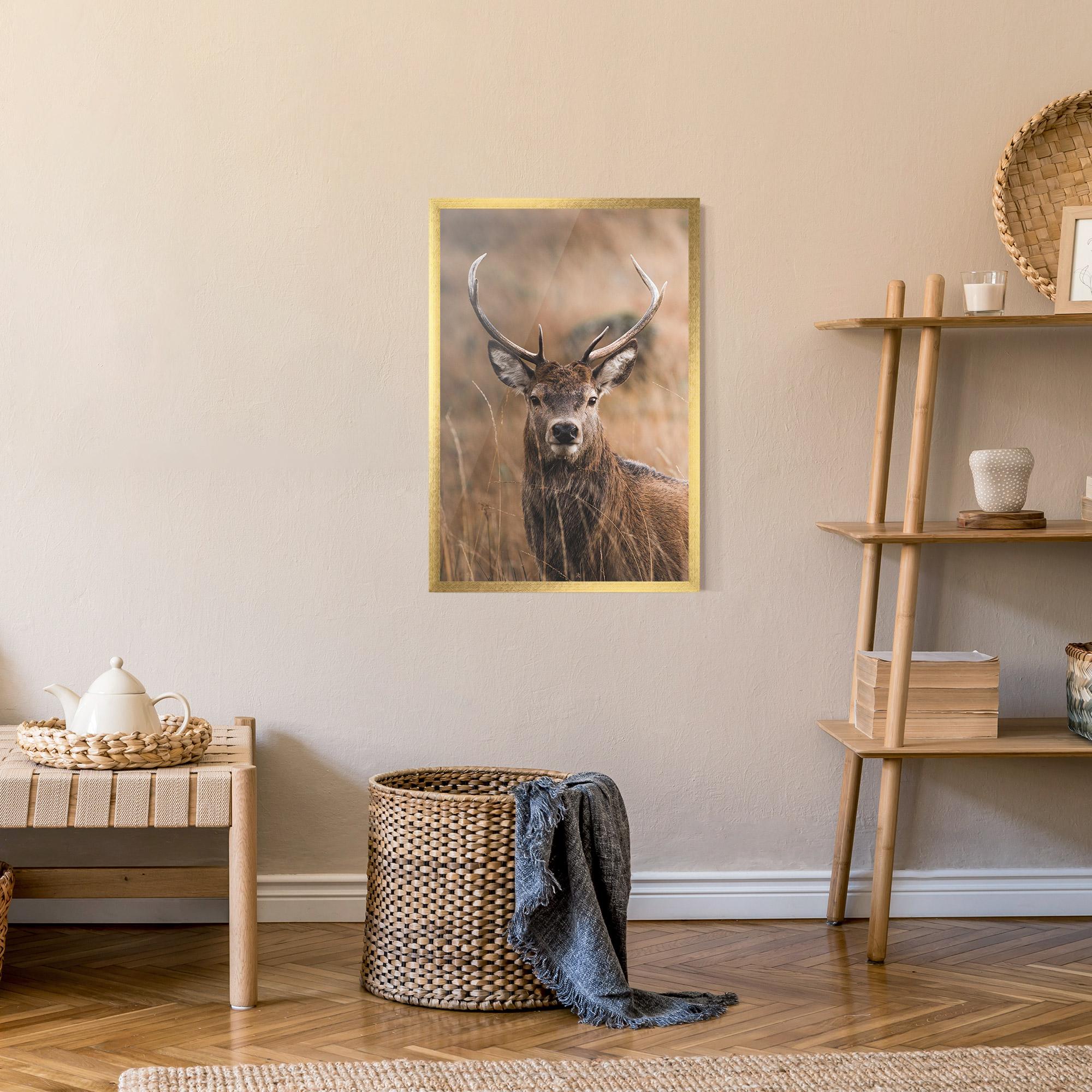 Plakat w Ramie Majestic Deer mockup 9