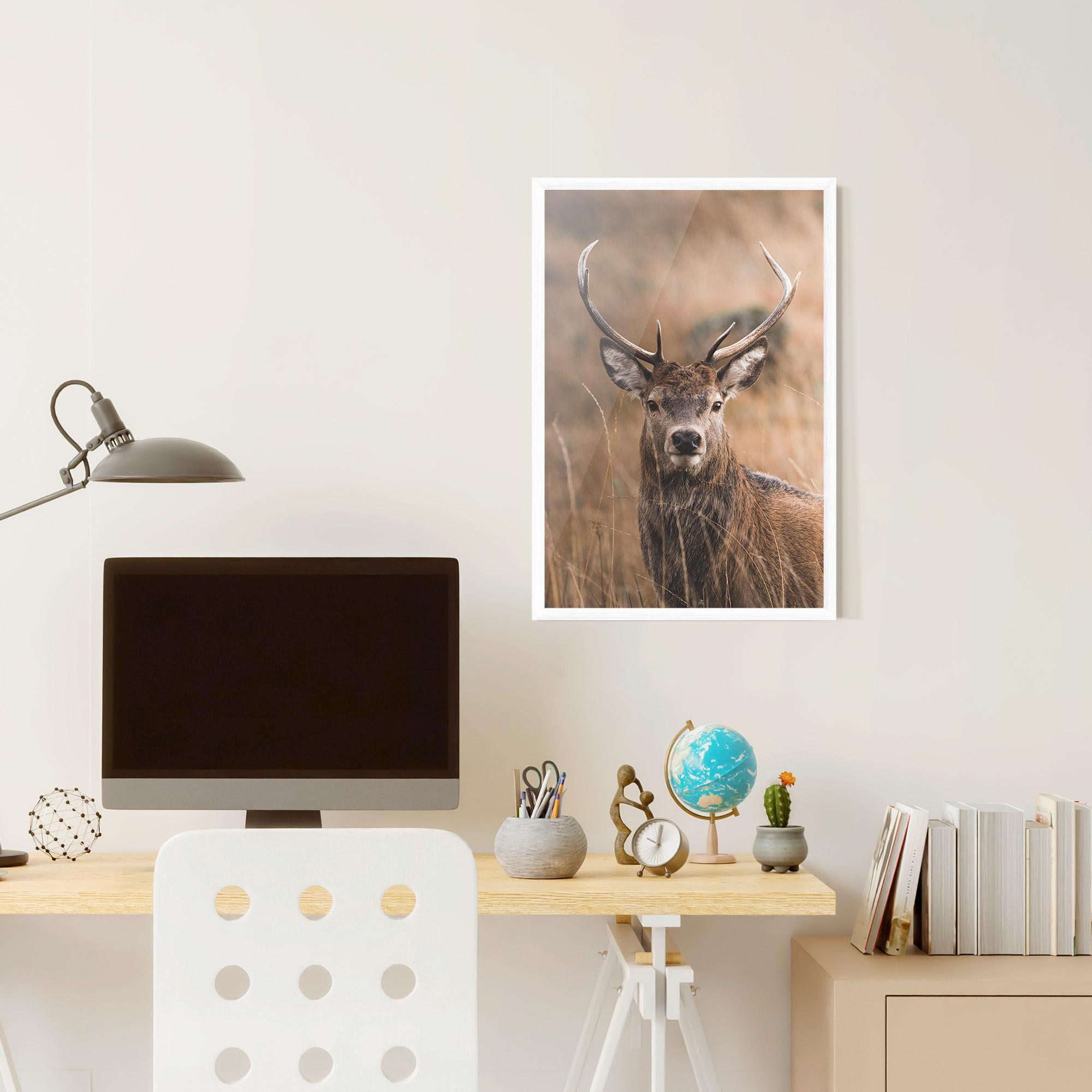 Plakat w Ramie Majestic Deer mockup 6