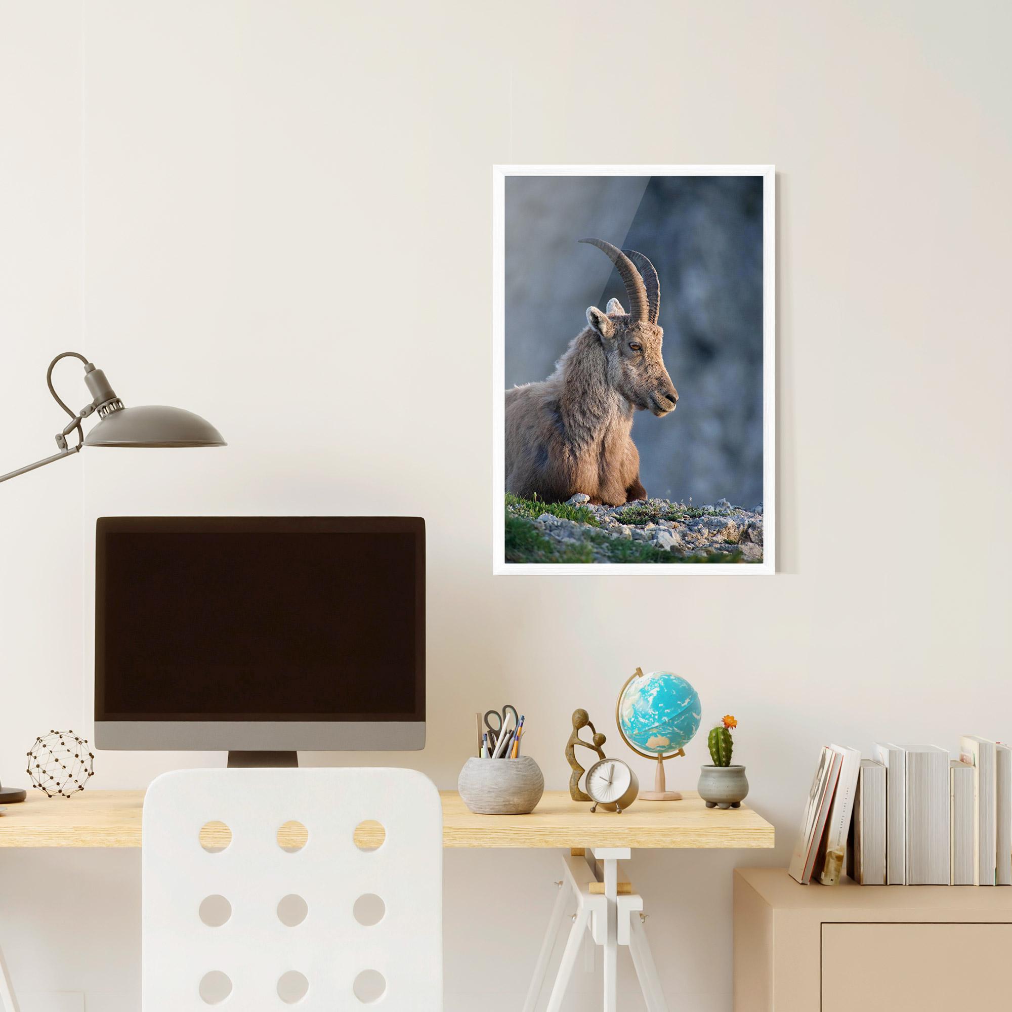 Plakat w Ramie Mountain Goat mockup 6