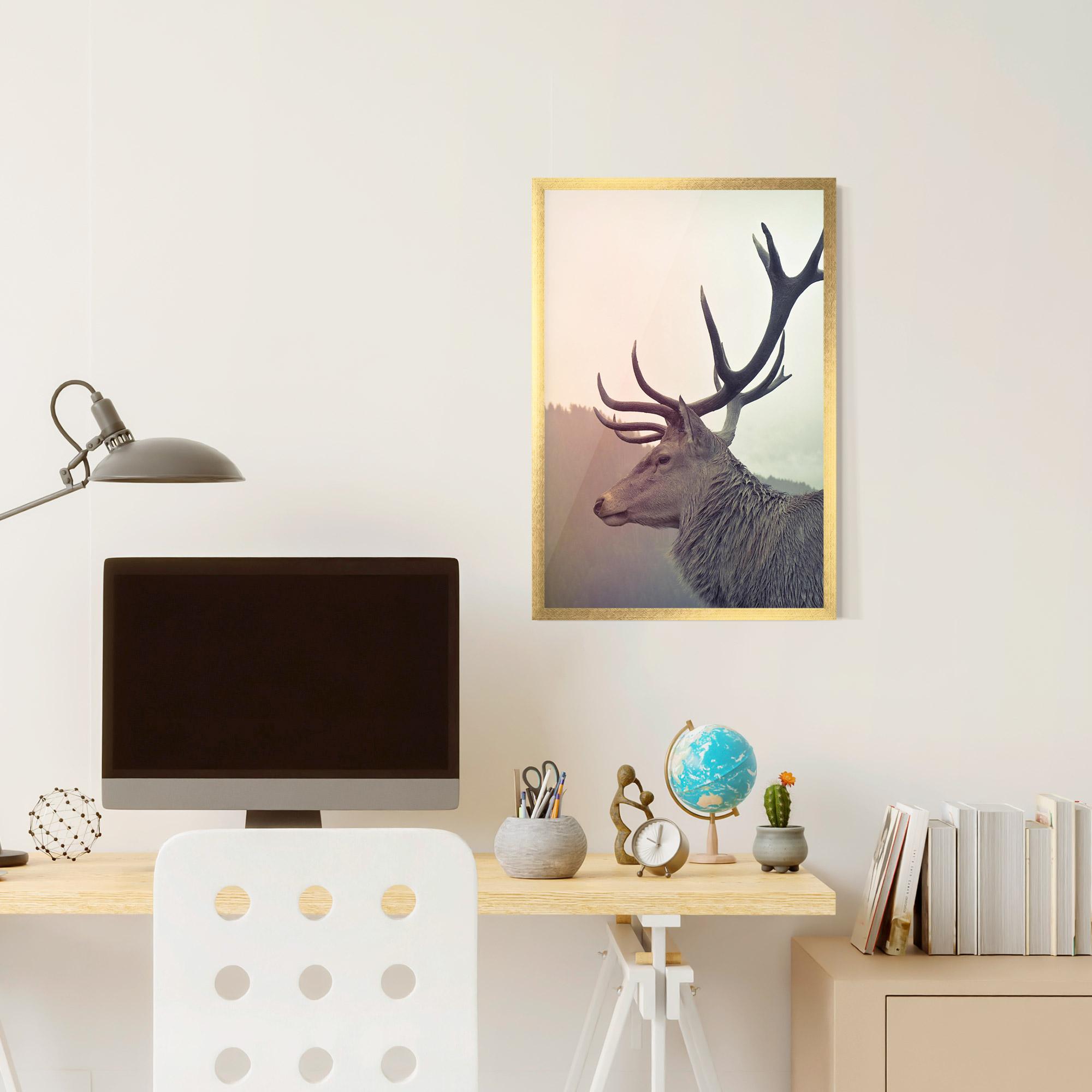 Plakat w Ramie King Of The Forest mockup 6