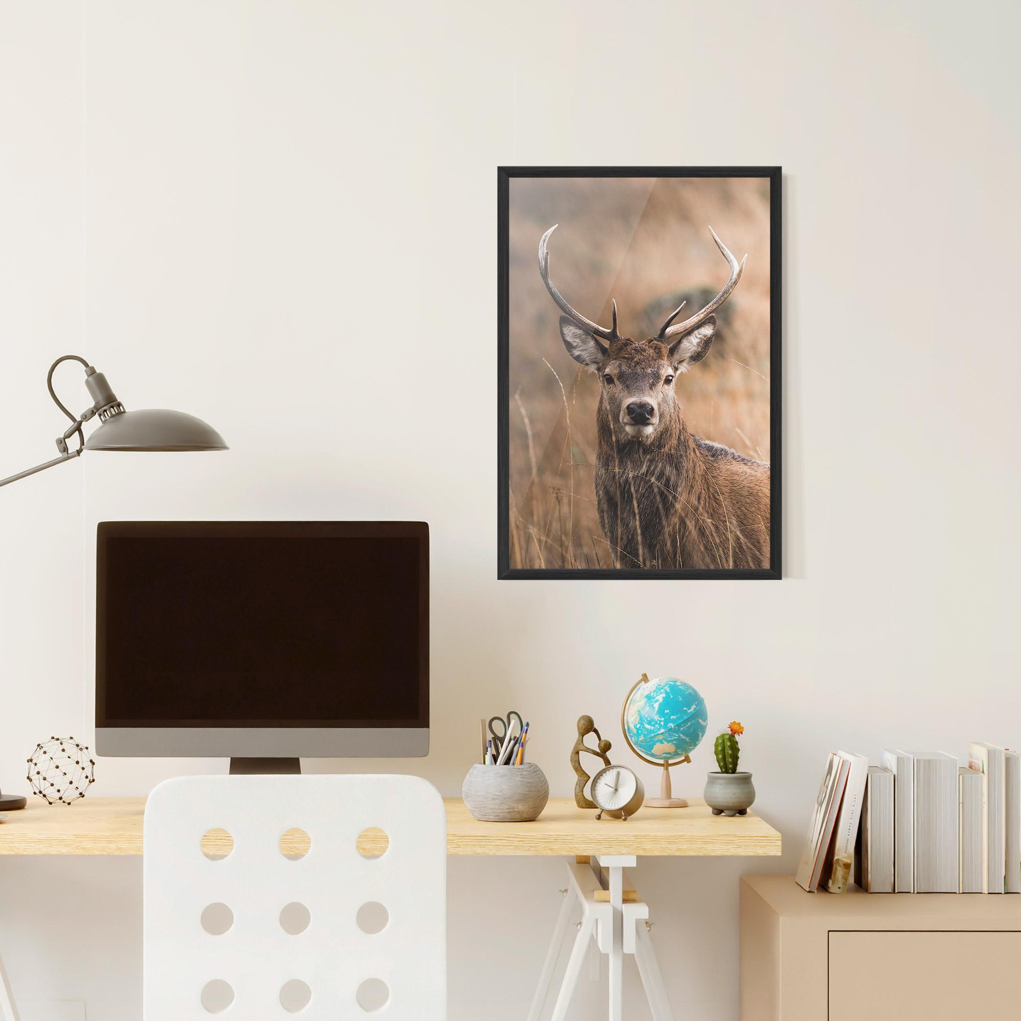 Plakat w Ramie Majestic Deer mockup 6