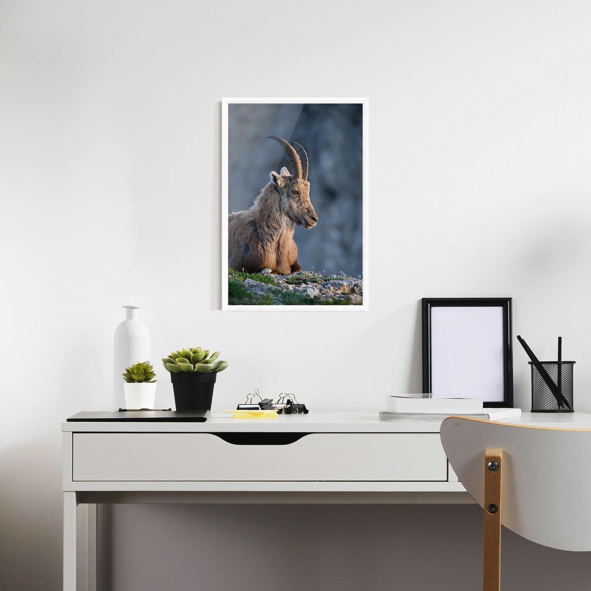 Plakat w Ramie Mountain Goat mockup 7