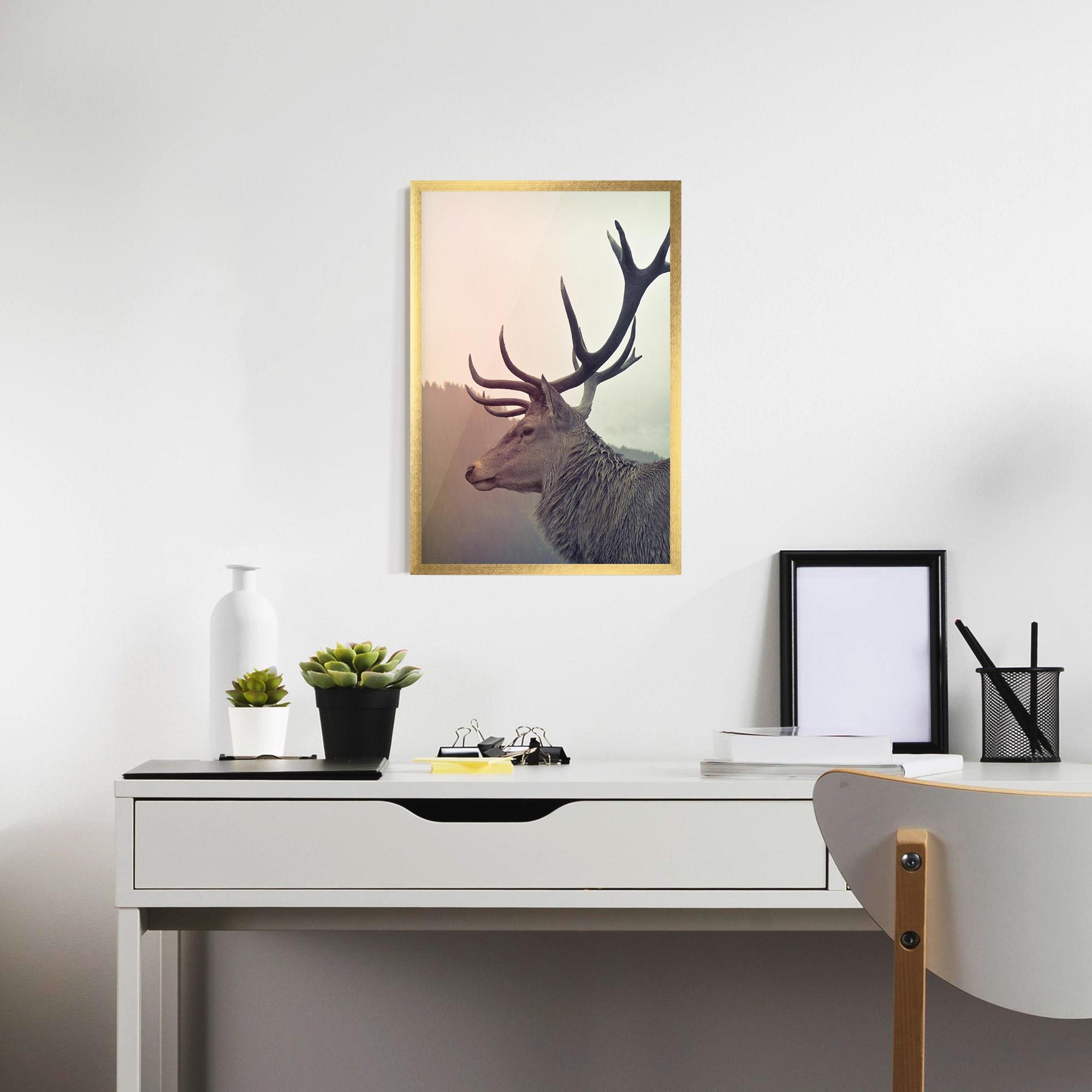Plakat w Ramie King Of The Forest mockup 7