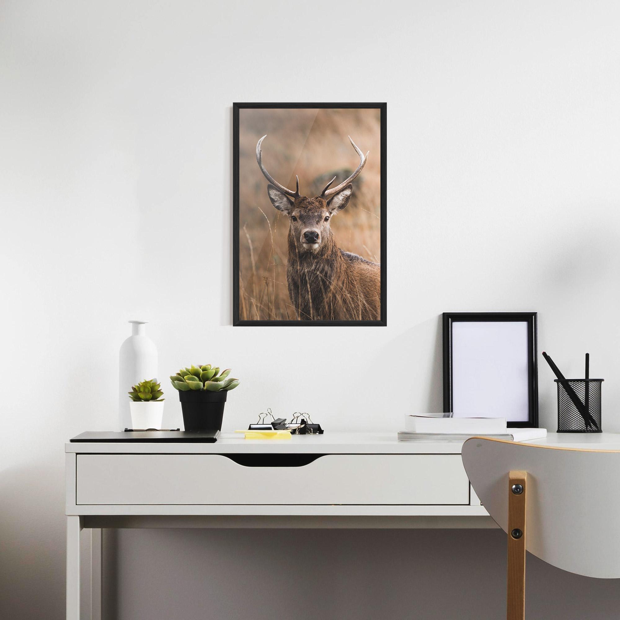 Plakat w Ramie Majestic Deer mockup 7
