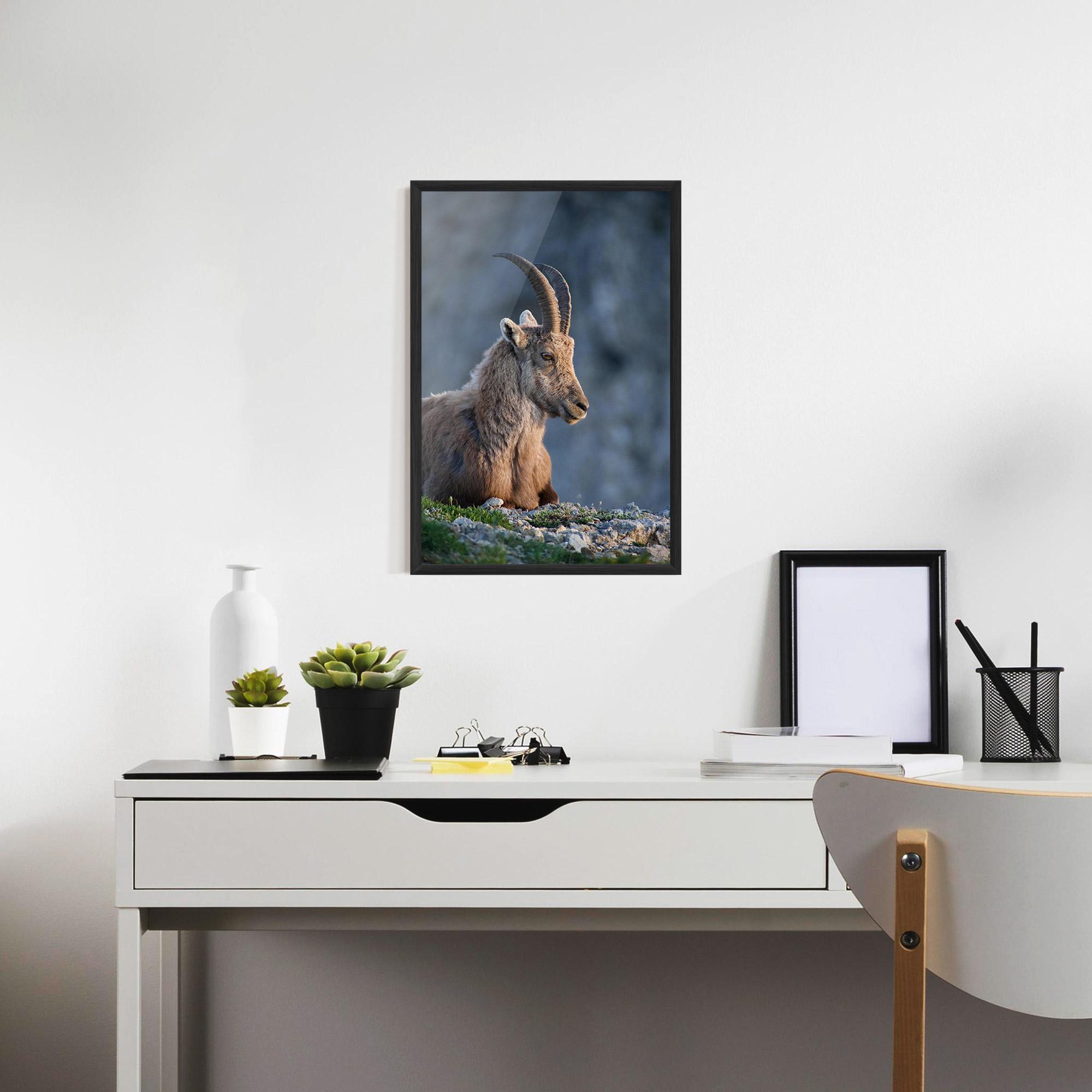 Plakat w Ramie Mountain Goat mockup 7