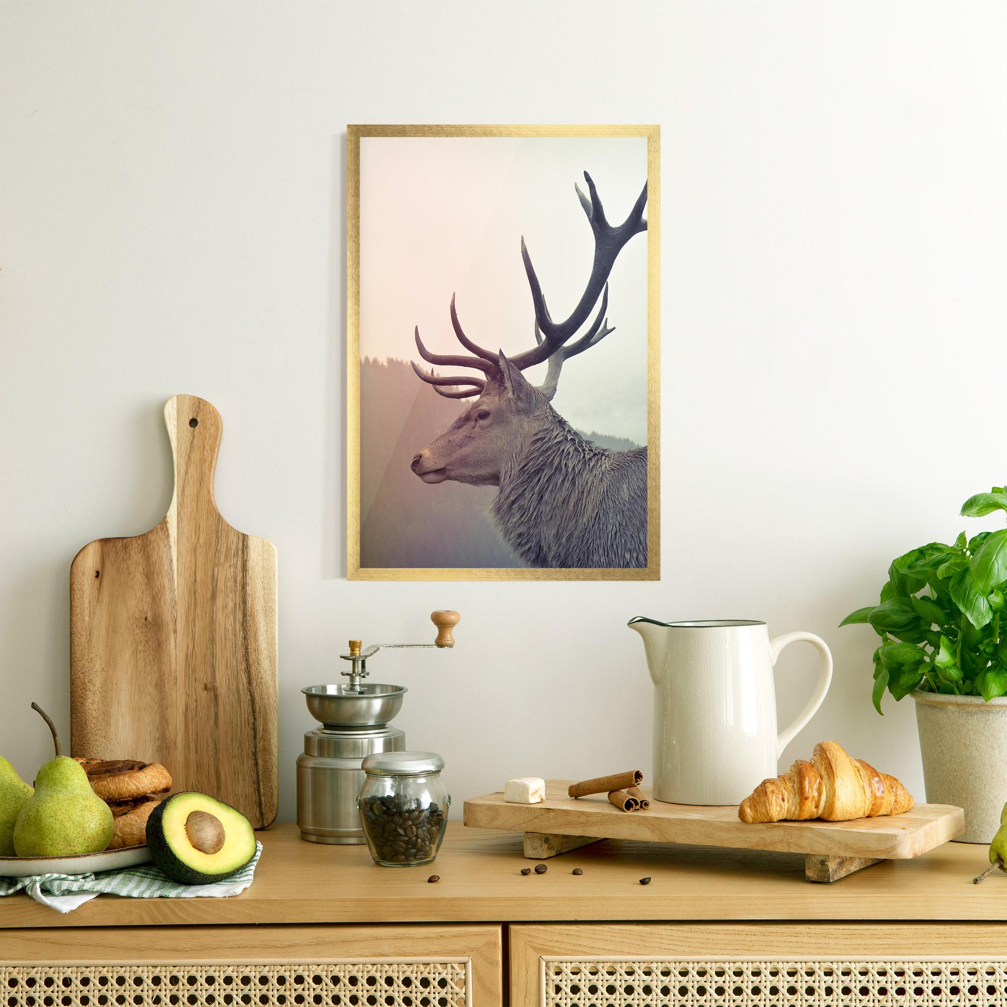 Plakat w Ramie King Of The Forest mockup 8