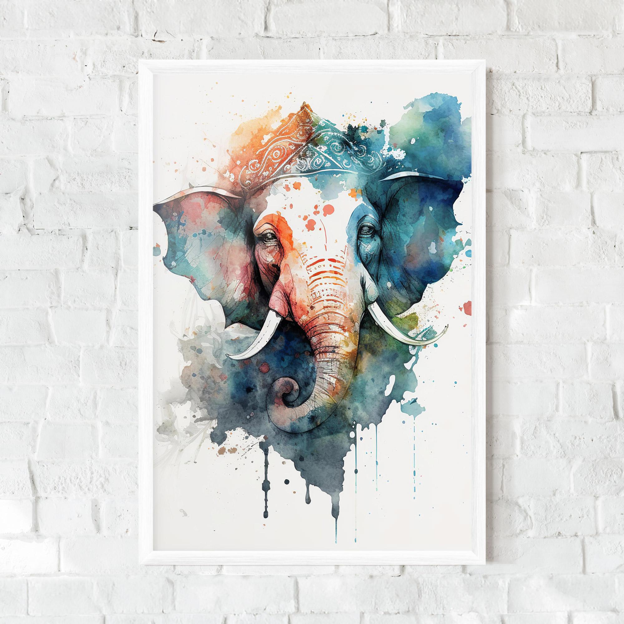 Plakat w Ramie Ganesha Chaturthi mockup 0