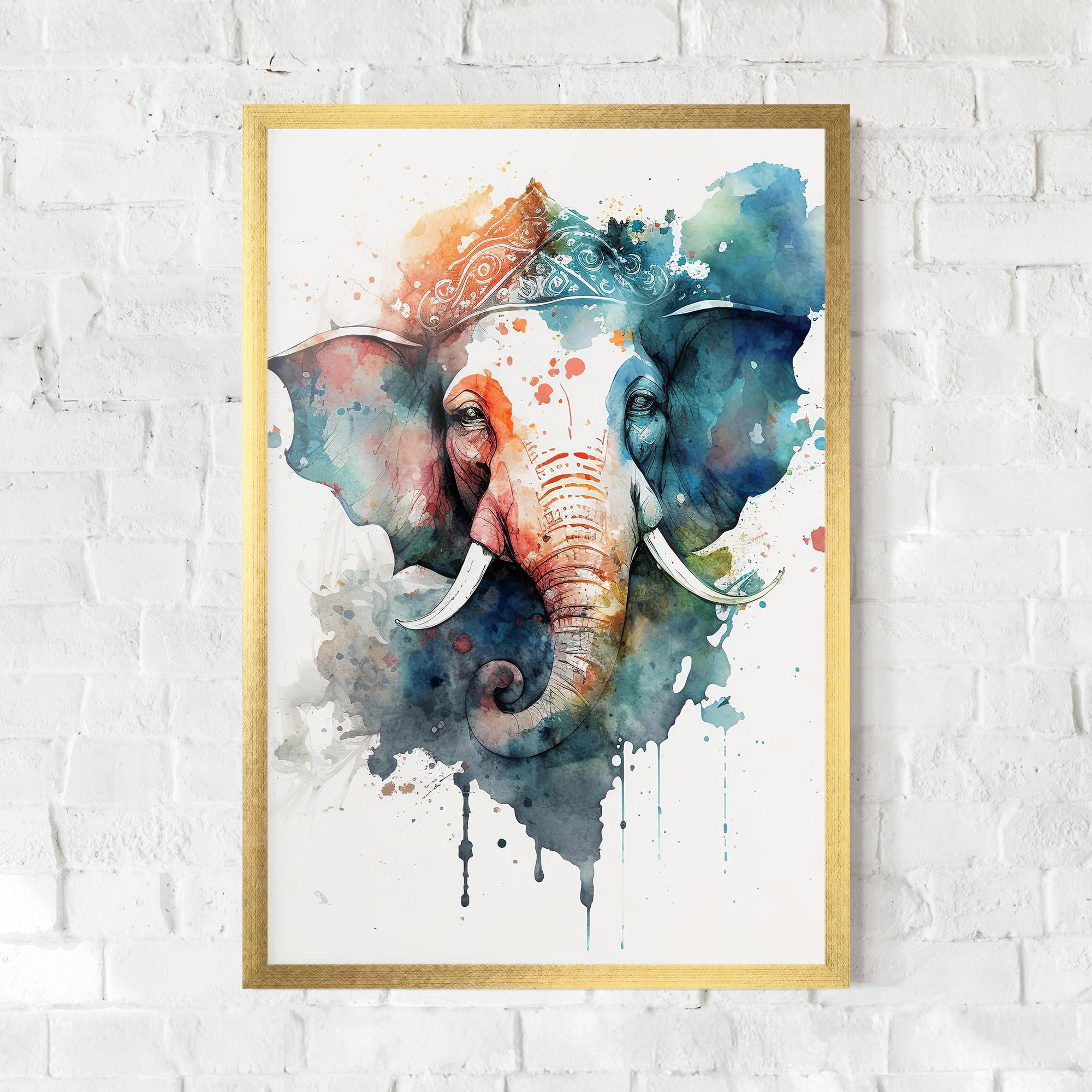 Plakat w Ramie Ganesha Chaturthi mockup 0